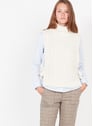 MOSS COPENHAGEN ECRU MELANGE Wit
