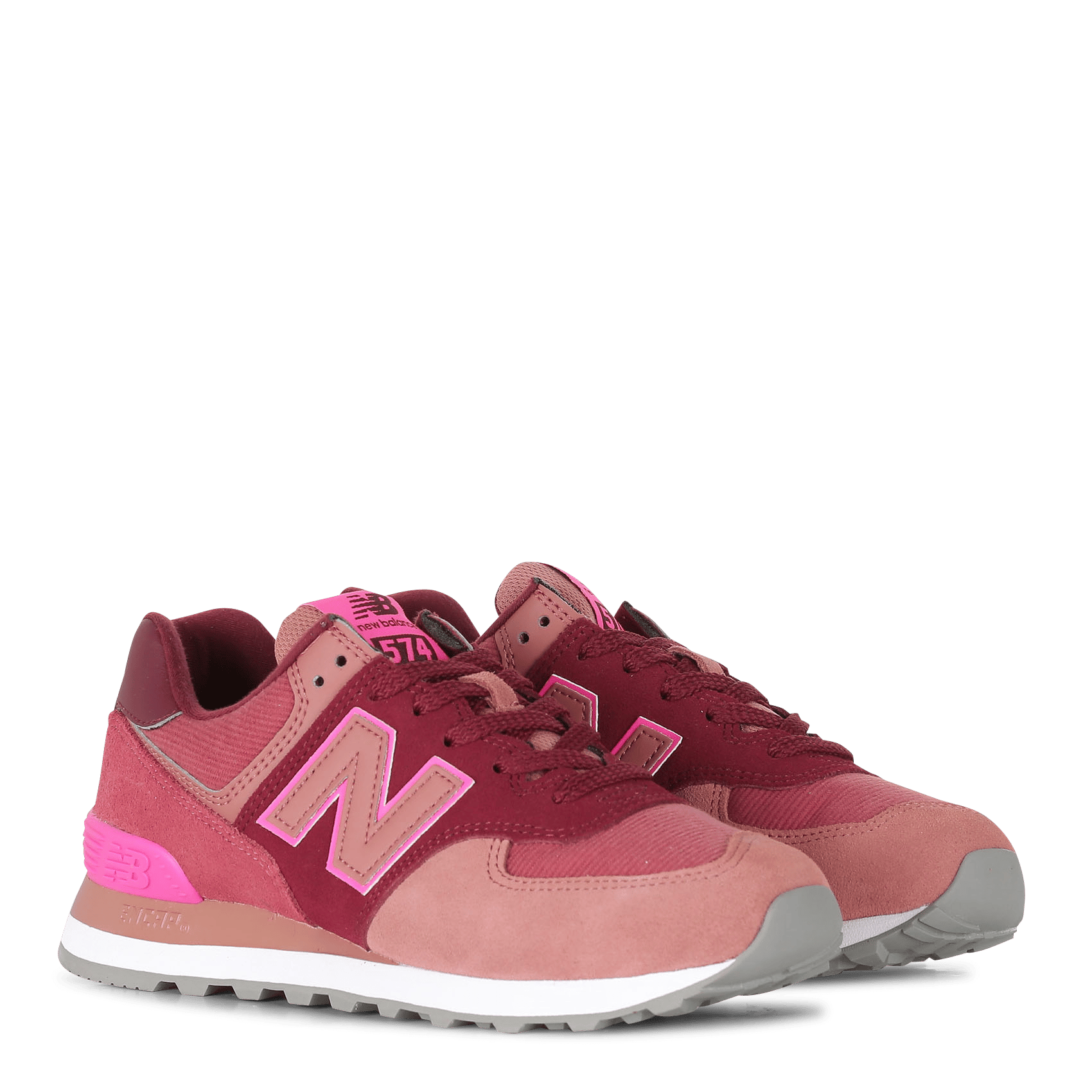 Sale Sneakers - New Balance 574 Burgundy New Balance - Dames | Place des  Tendances