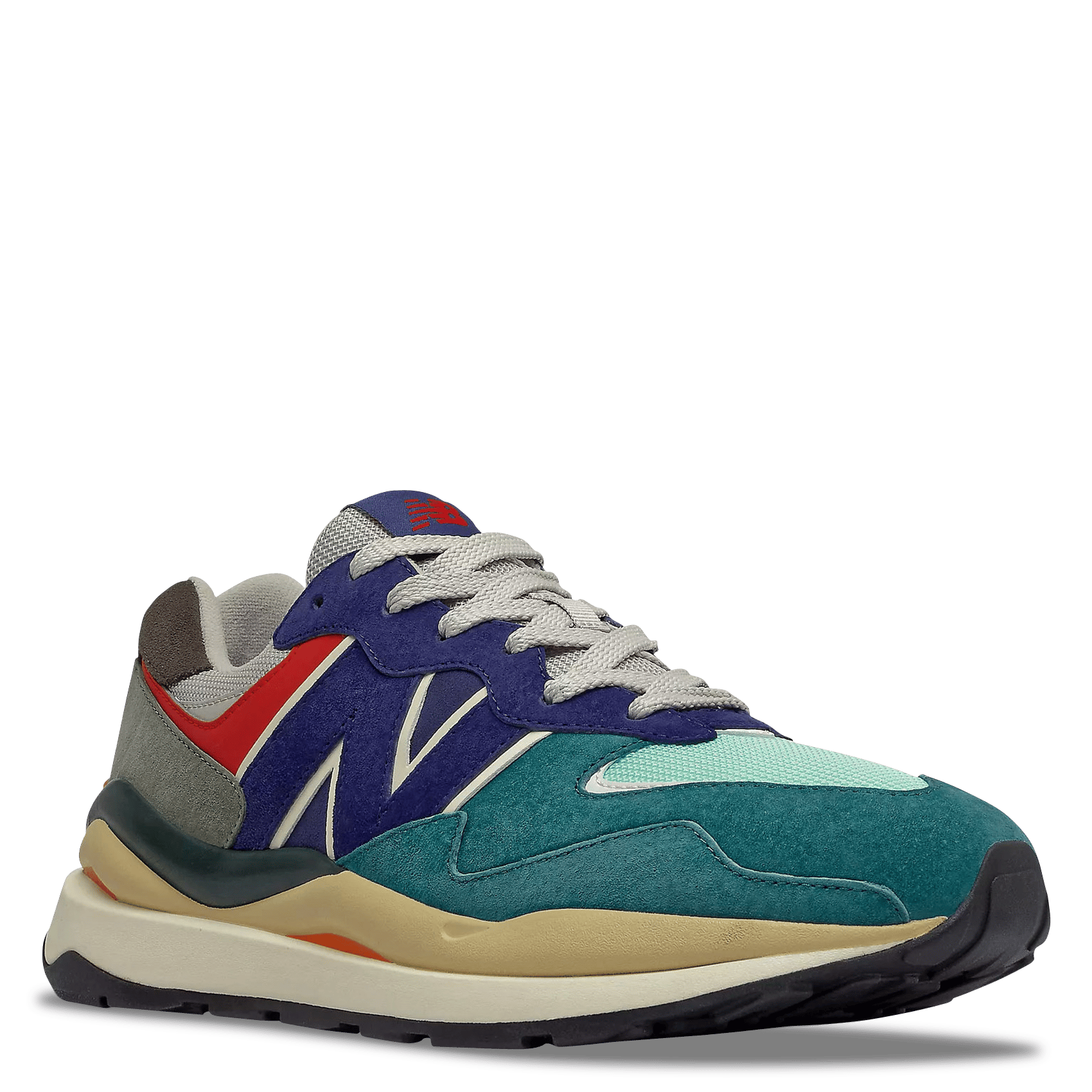New Balance 574 Heren Groen / Geel Sneakers