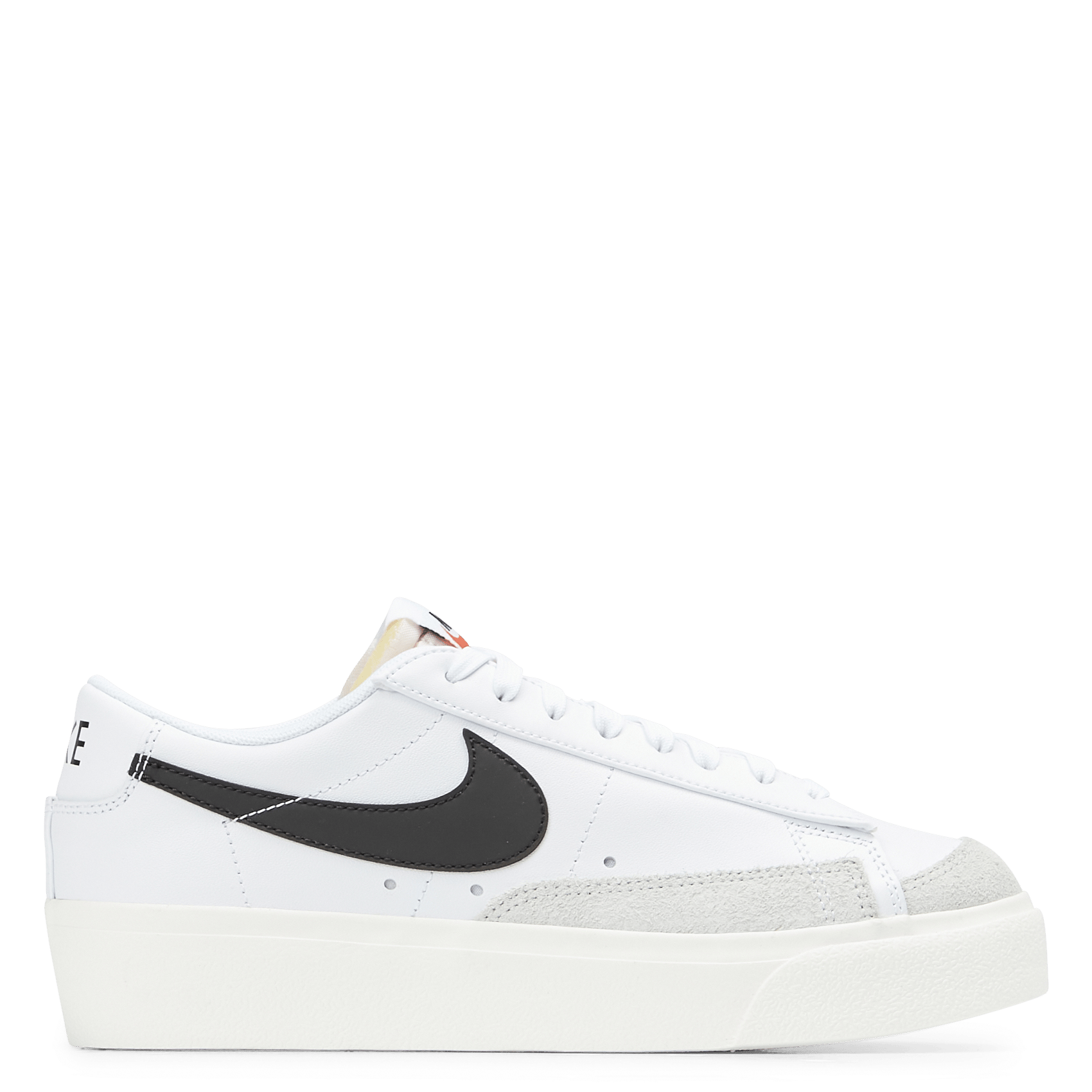 Sneakers - Nike Blazer Low Plateform White/black-sail-team Orange Nike -  Dames | Place des Tendances