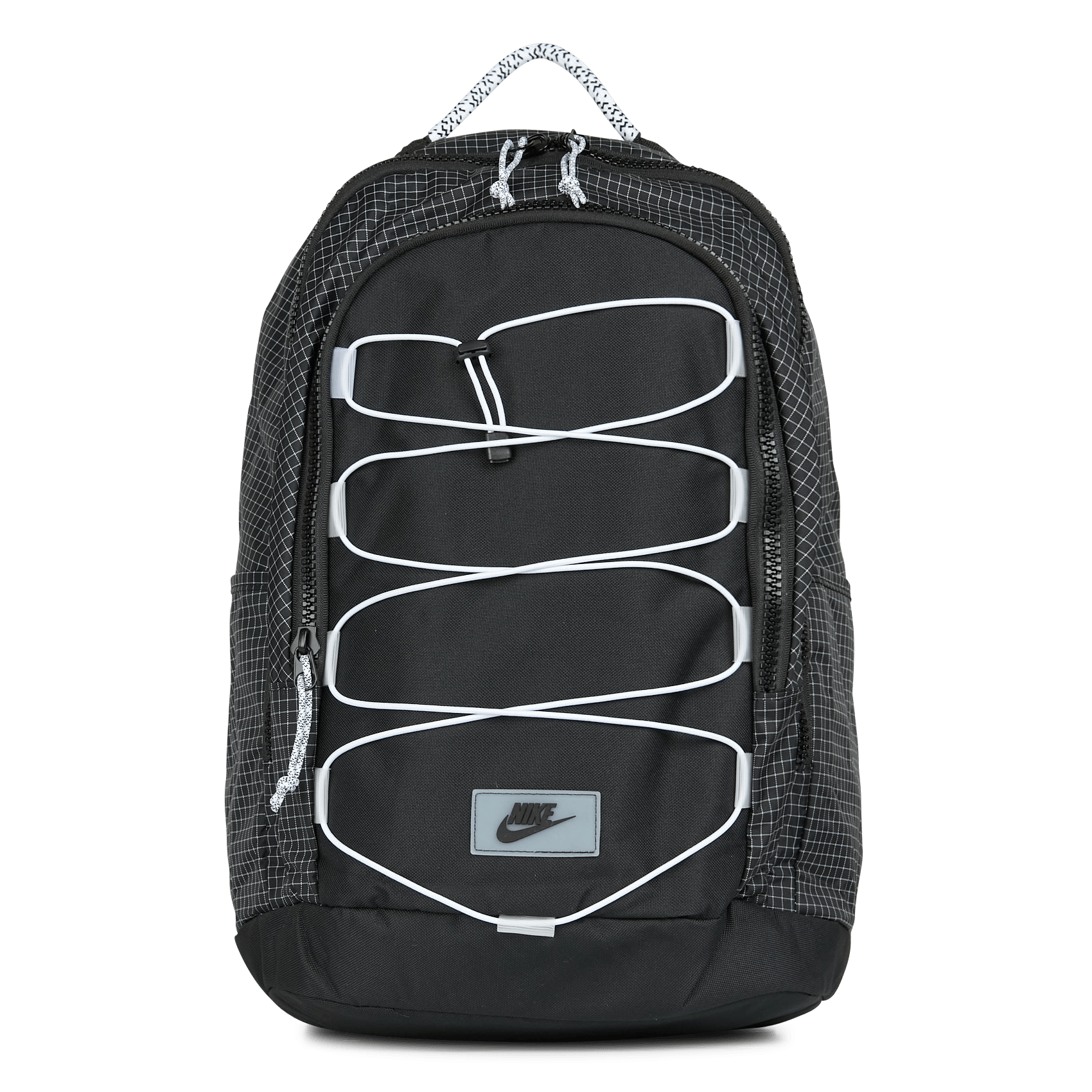 Sale Stoffen Rugzak Met Ruiten Black/black/black Nike - Heren | Place des  Tendances