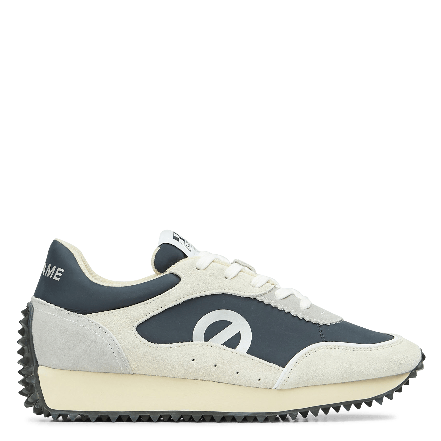 Sale Lage Sneakers Van Twee Materialen White/navy No Name - Dames | Place  des Tendances