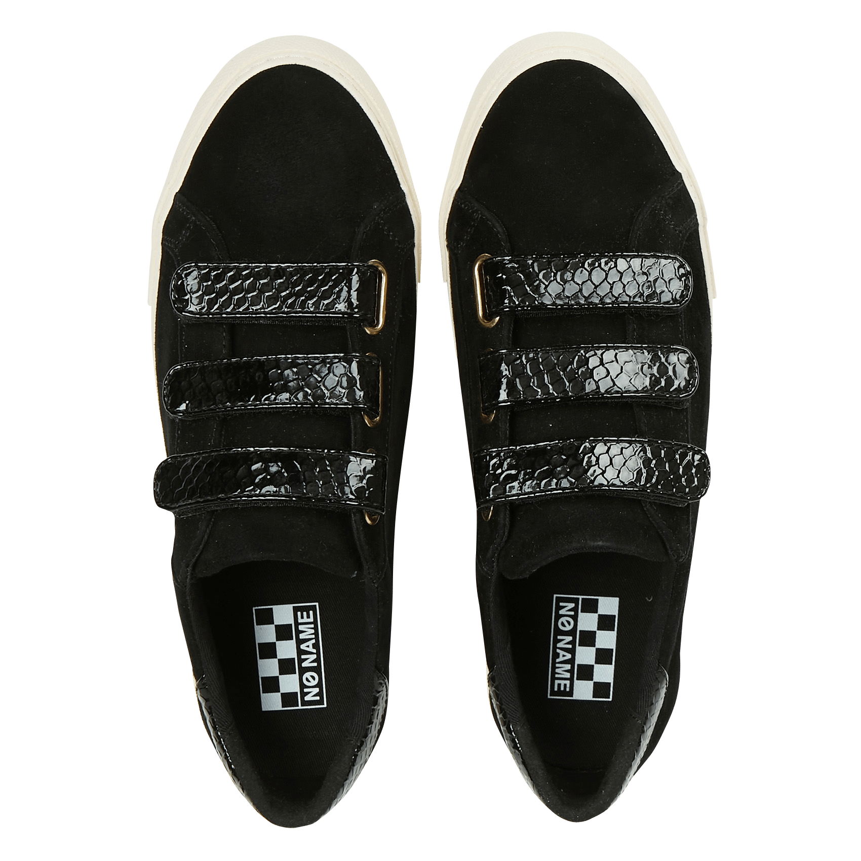 Sale Lage Sneakers Black/black No Name - Dames | Place des Tendances