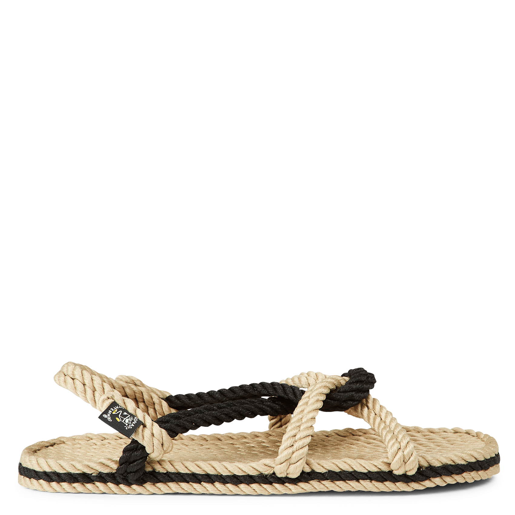Touwslippers Beige Black Nomadic State Of Mind - Dames | Place des Tendances