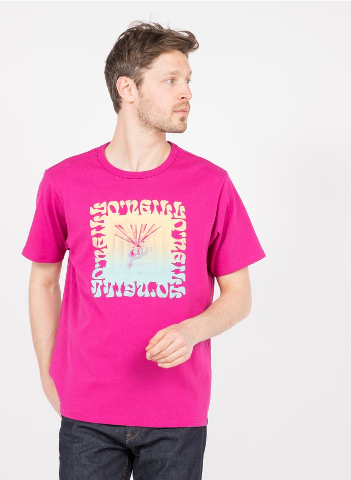 O NEILL Regular-fit, katoenen T-shirt met ronde hals en print | Roze