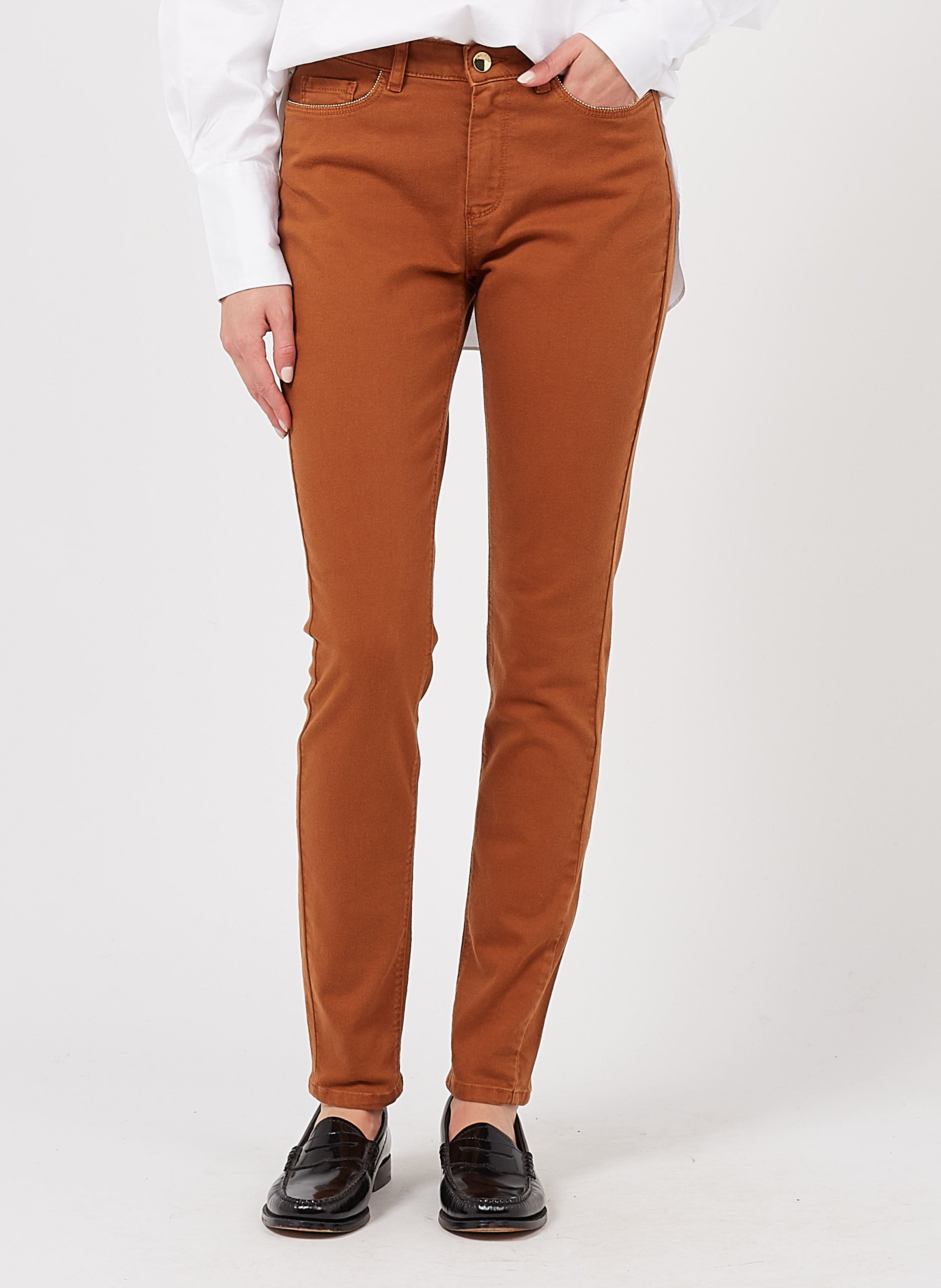Meisjes Bruine Glitter Culottes Broek - Arabelle - Petoetje
