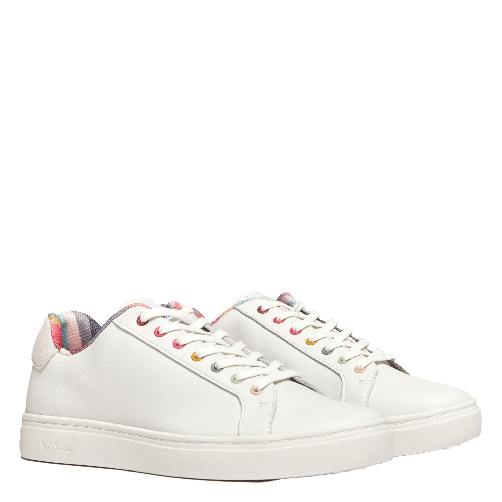 Lage, Leren Sneakers Blanc Paul Smith - Dames | Place des Tendances