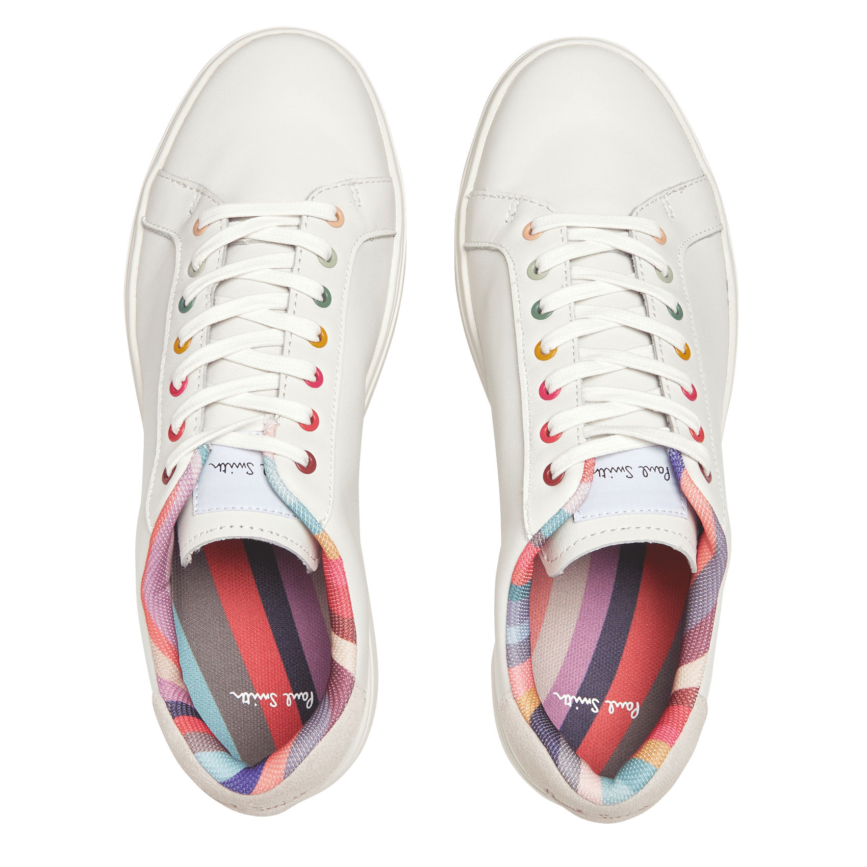 Sale Lage, Leren Sneakers Blanc Paul Smith - Dames | Place des Tendances
