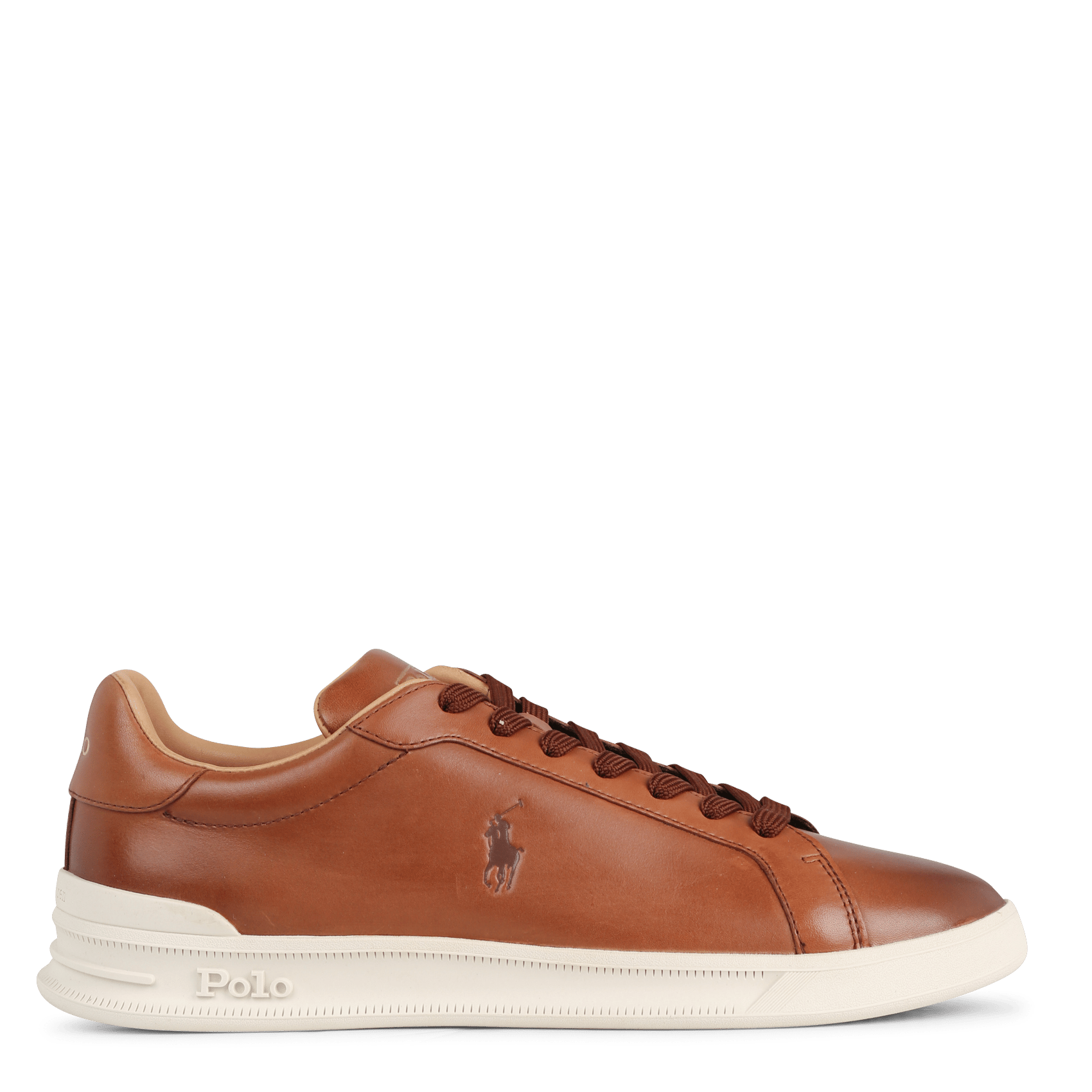 Lage, Leren Sneakers Brown Polo Ralph Lauren - Heren | Place des Tendances