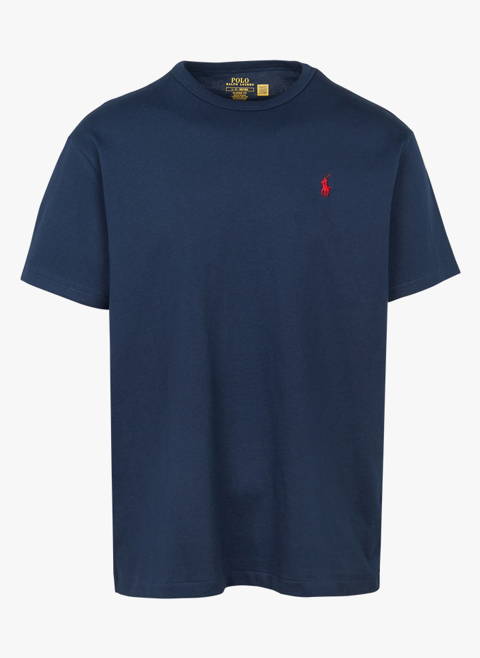 POLO RALPH LAUREN Regular-fit, katoenen T-shirt met ronde hals | Blauw