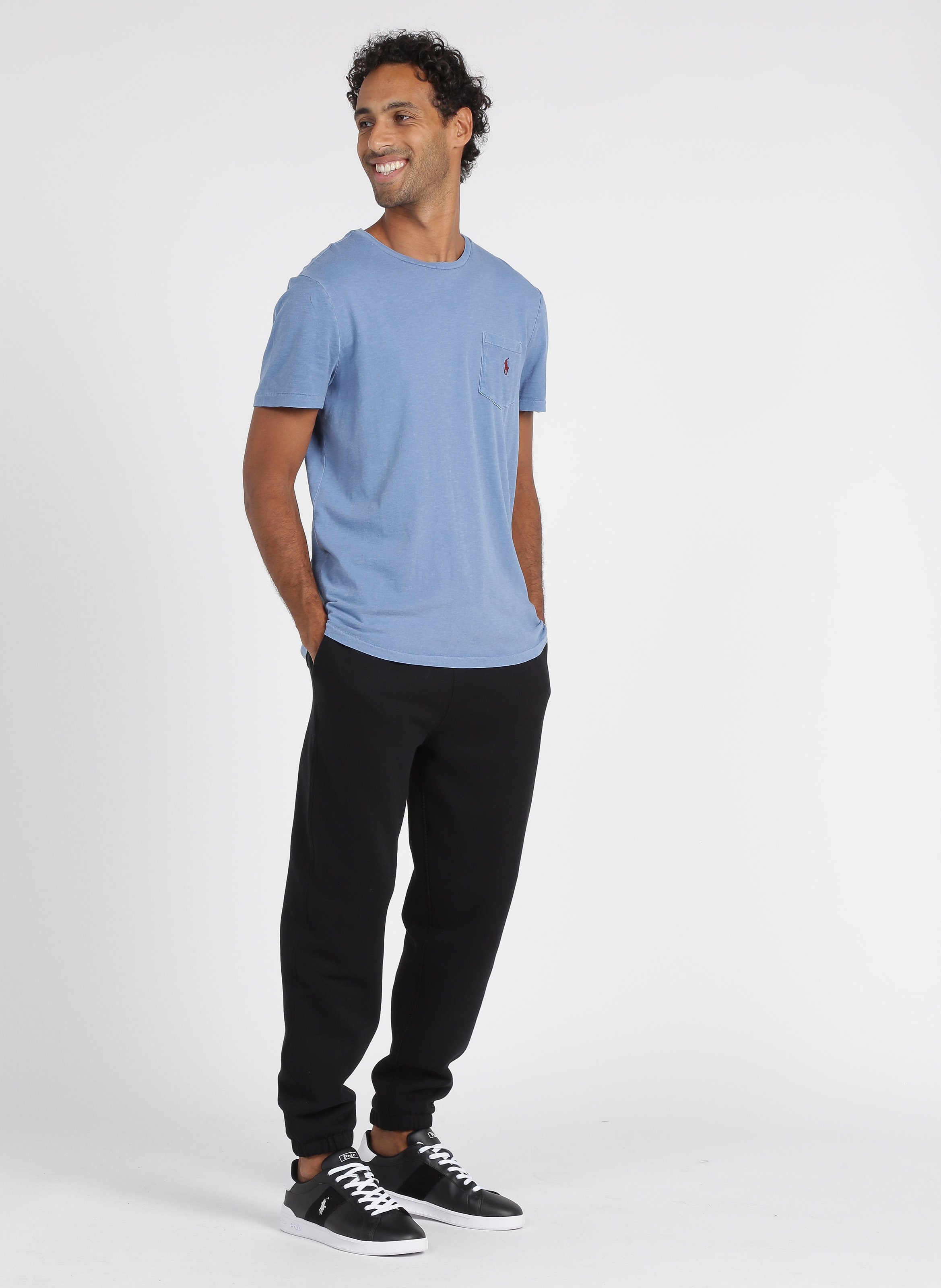 Lage, Leren Sneakers Met Veters Black Polo Ralph Lauren - Heren | Place des  Tendances