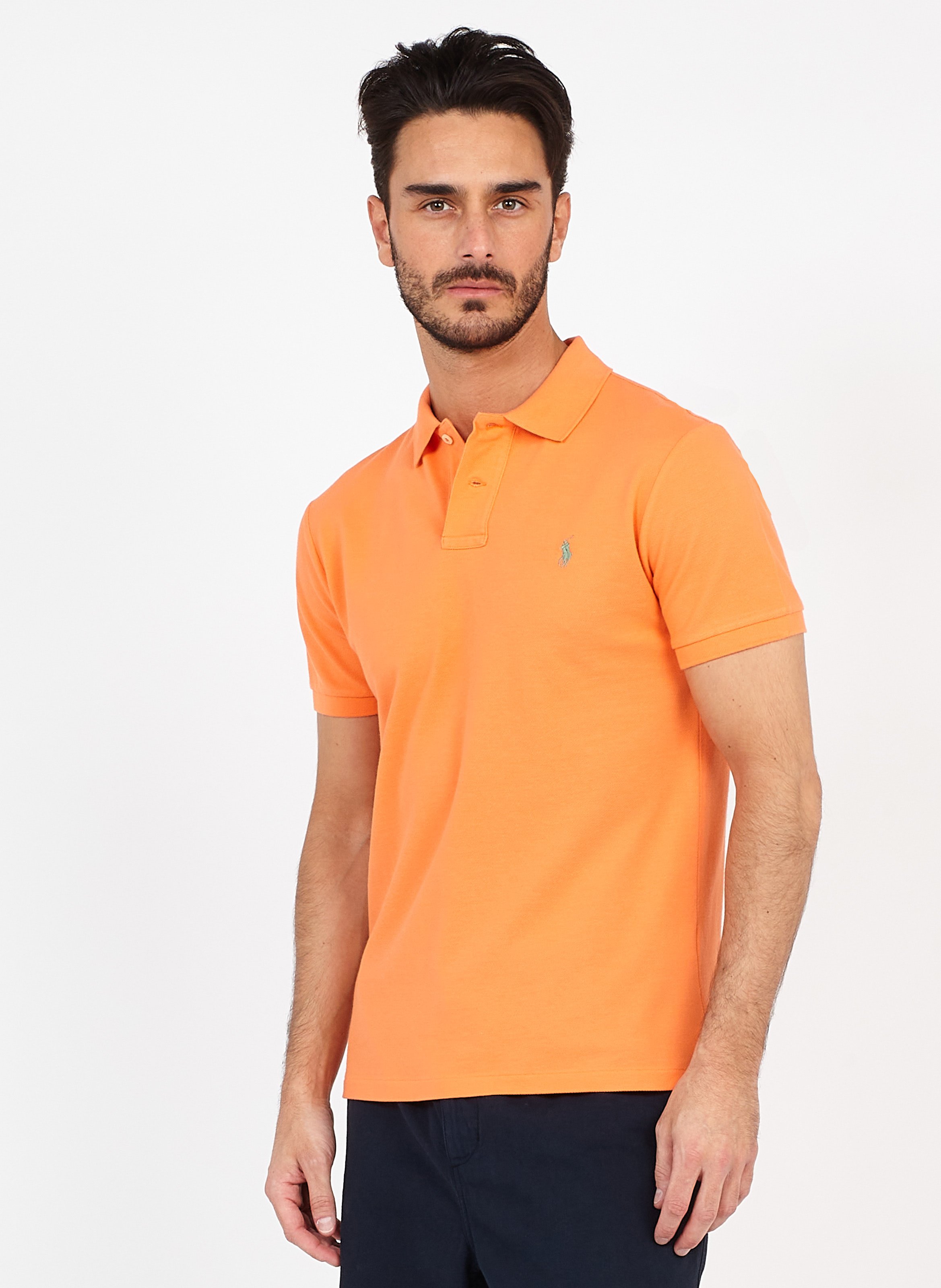 ralph lauren oranje shirt