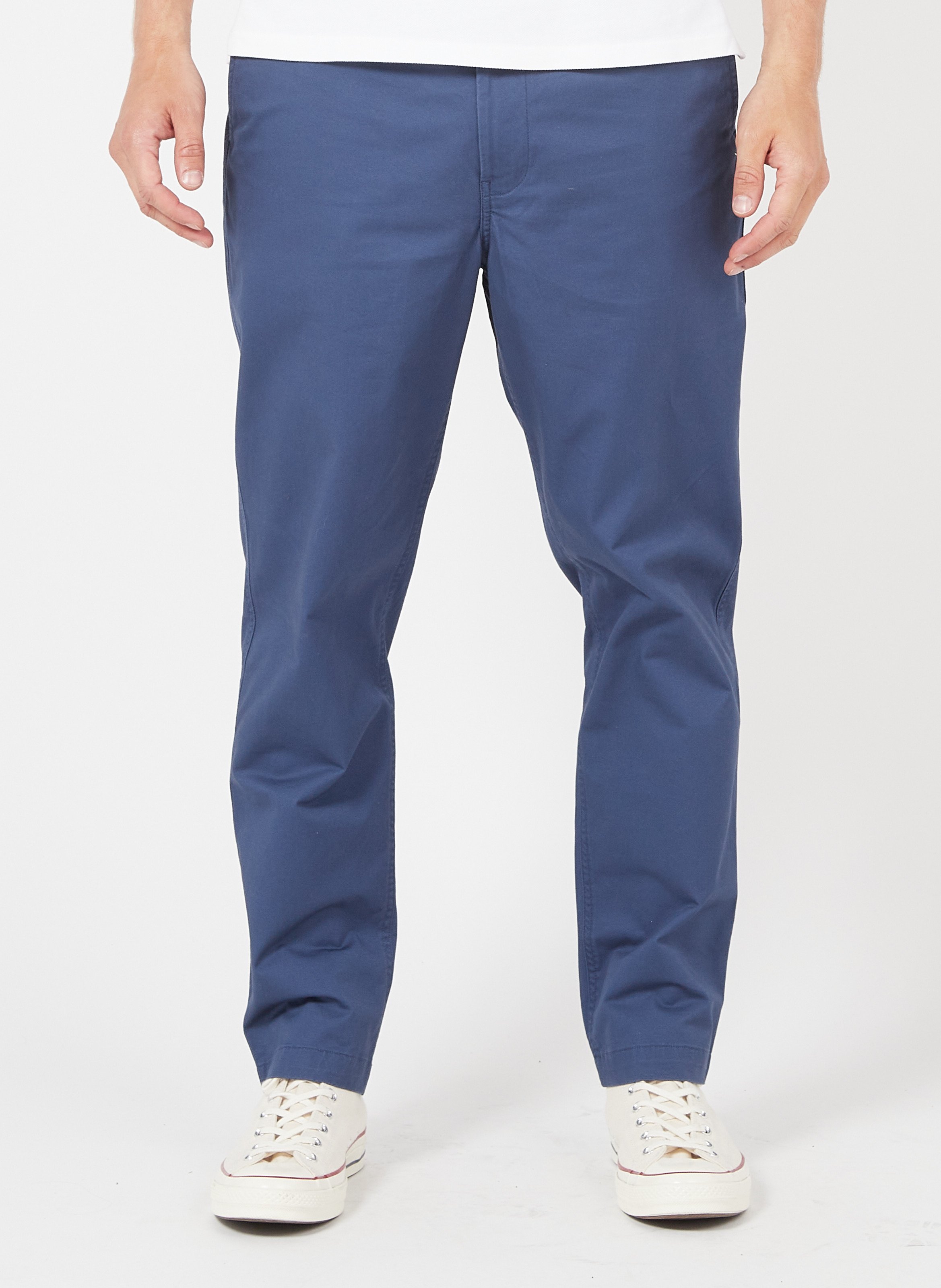 Straight-fit 7/8-broek Van Katoenmix Rustic Navy Polo Ralph Lauren - Heren  | Place des Tendances