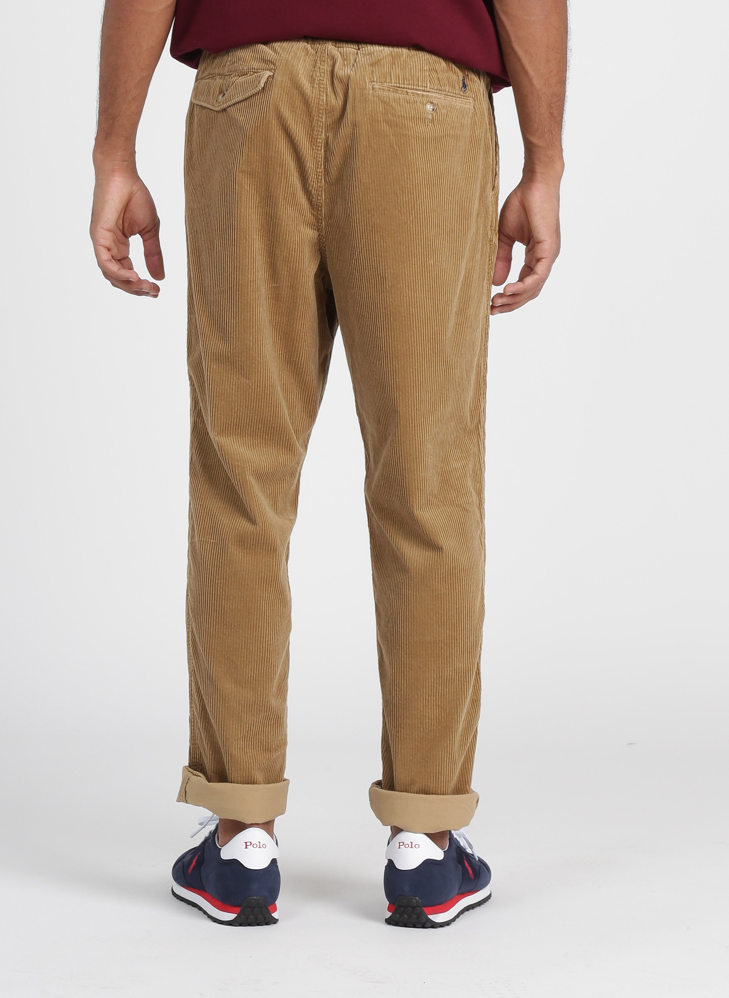 Polo Ralph Lauren dames broek Cotton Twill Tapered Cropped Trouser  211847145 Kopen bij Voorwinden.nl