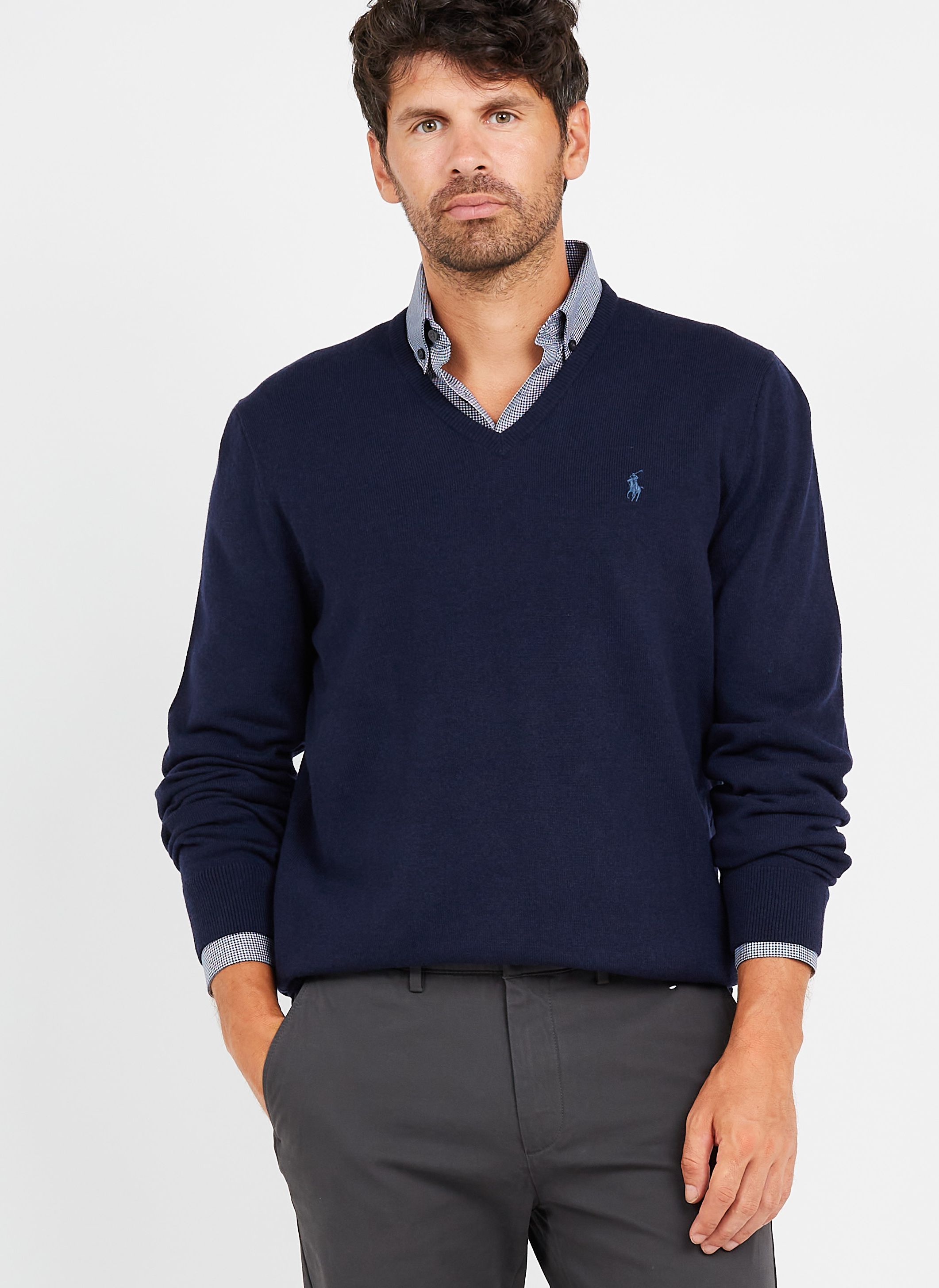 Ralph lauren v hals trui heren new arrivals