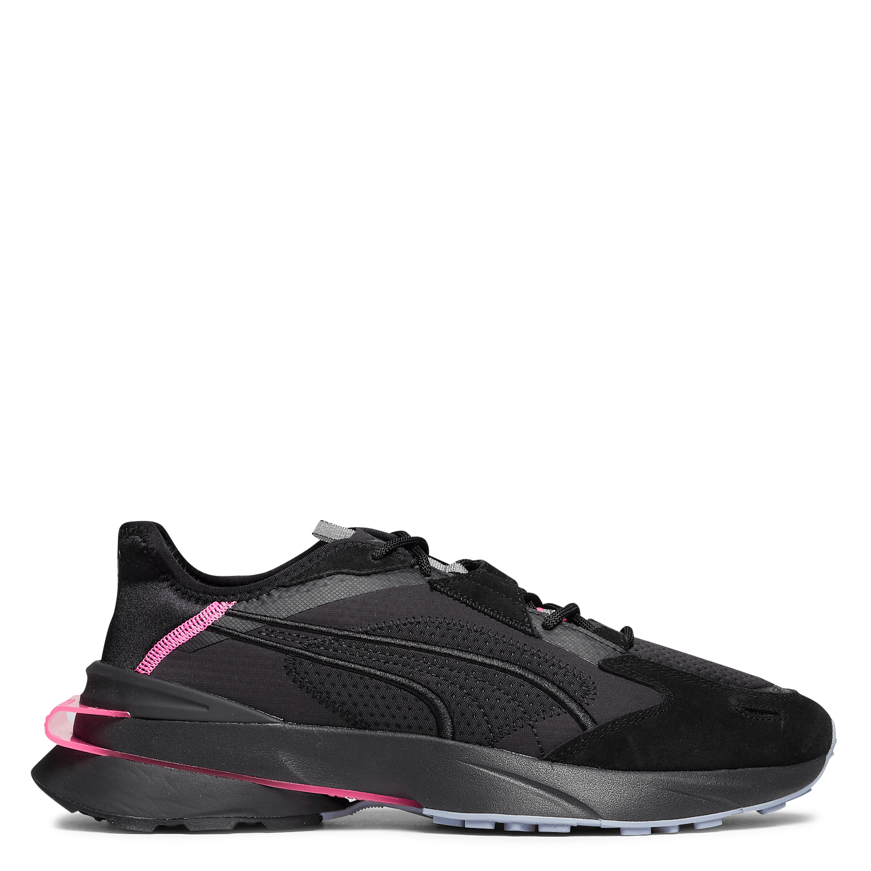 Sale Sneakers - Puma Pwrframe Op-1 Cyber Puma Black-puma Aged Silver-fluo  Pink Puma - Heren | Place des Tendances