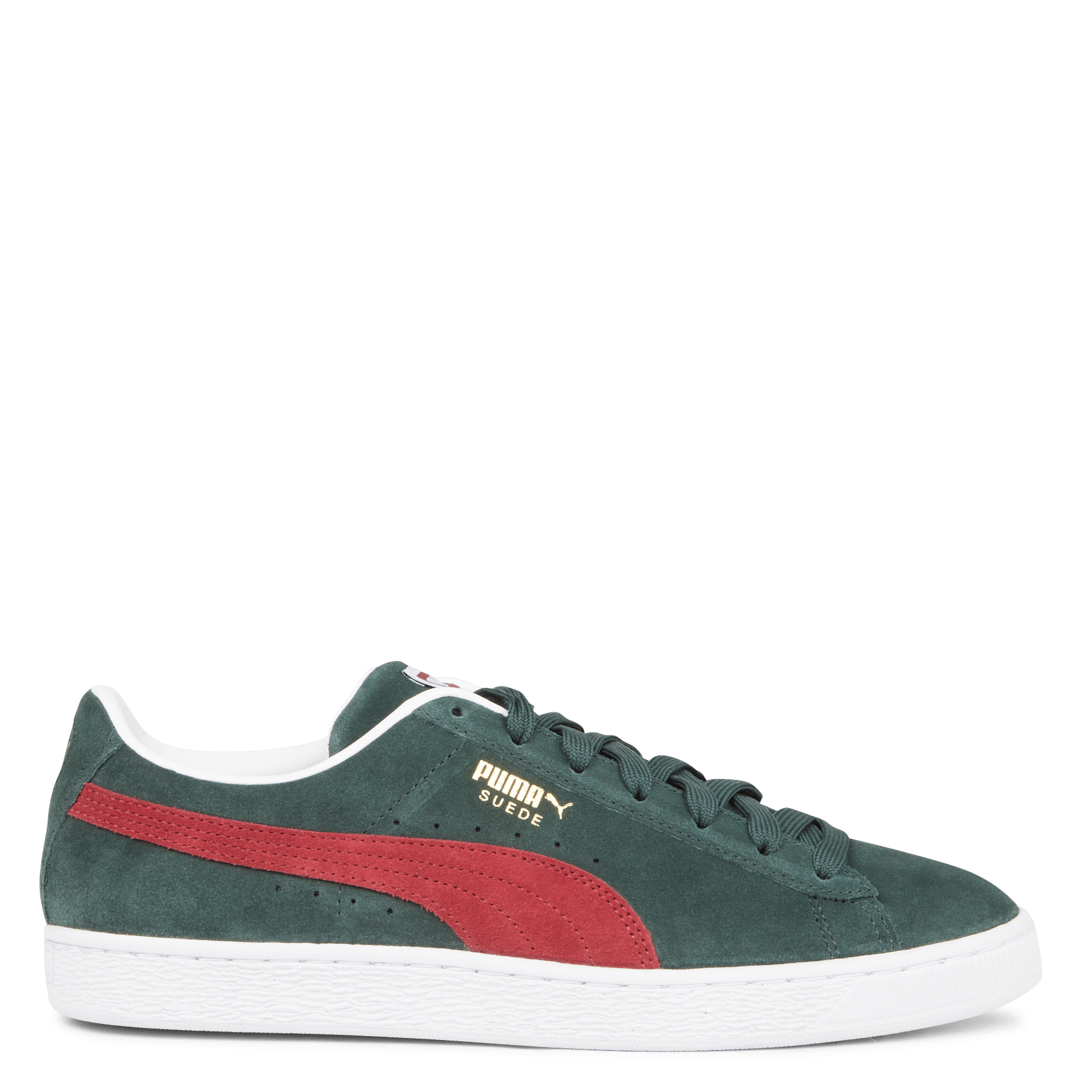 Sale Sneakers - Suede Classic Xxi Green Gables-intense Red-puma White Puma  - Heren | Place des Tendances