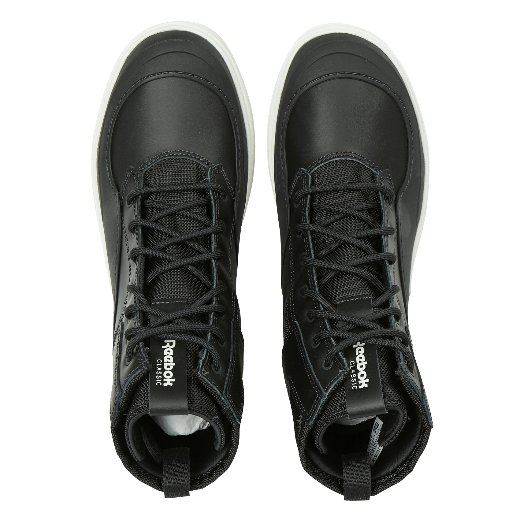 Hoge, Leren Sneakers Nghblk/nghblk/chalk Reebok - Dames | Place des  Tendances