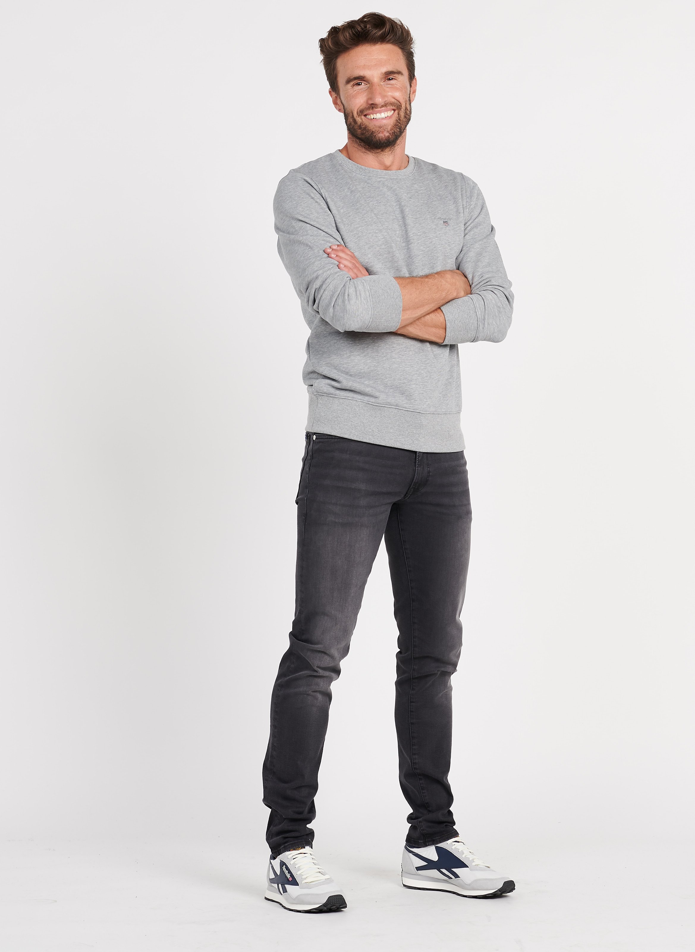 reebok sneakers grijs