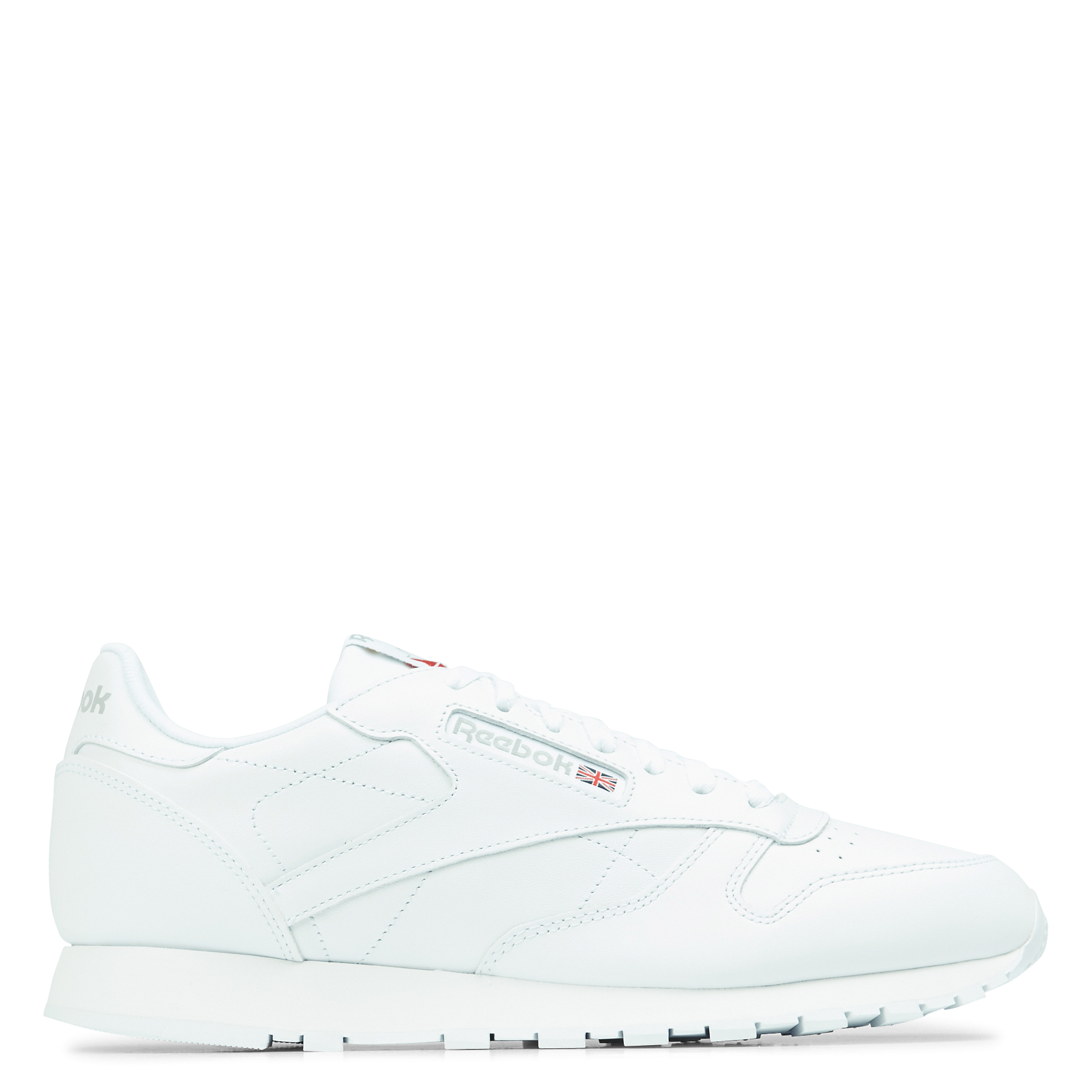 Sale Sneakers - Reebok Classic Leather White/white/lgtgre Reebok - Heren |  Place des Tendances