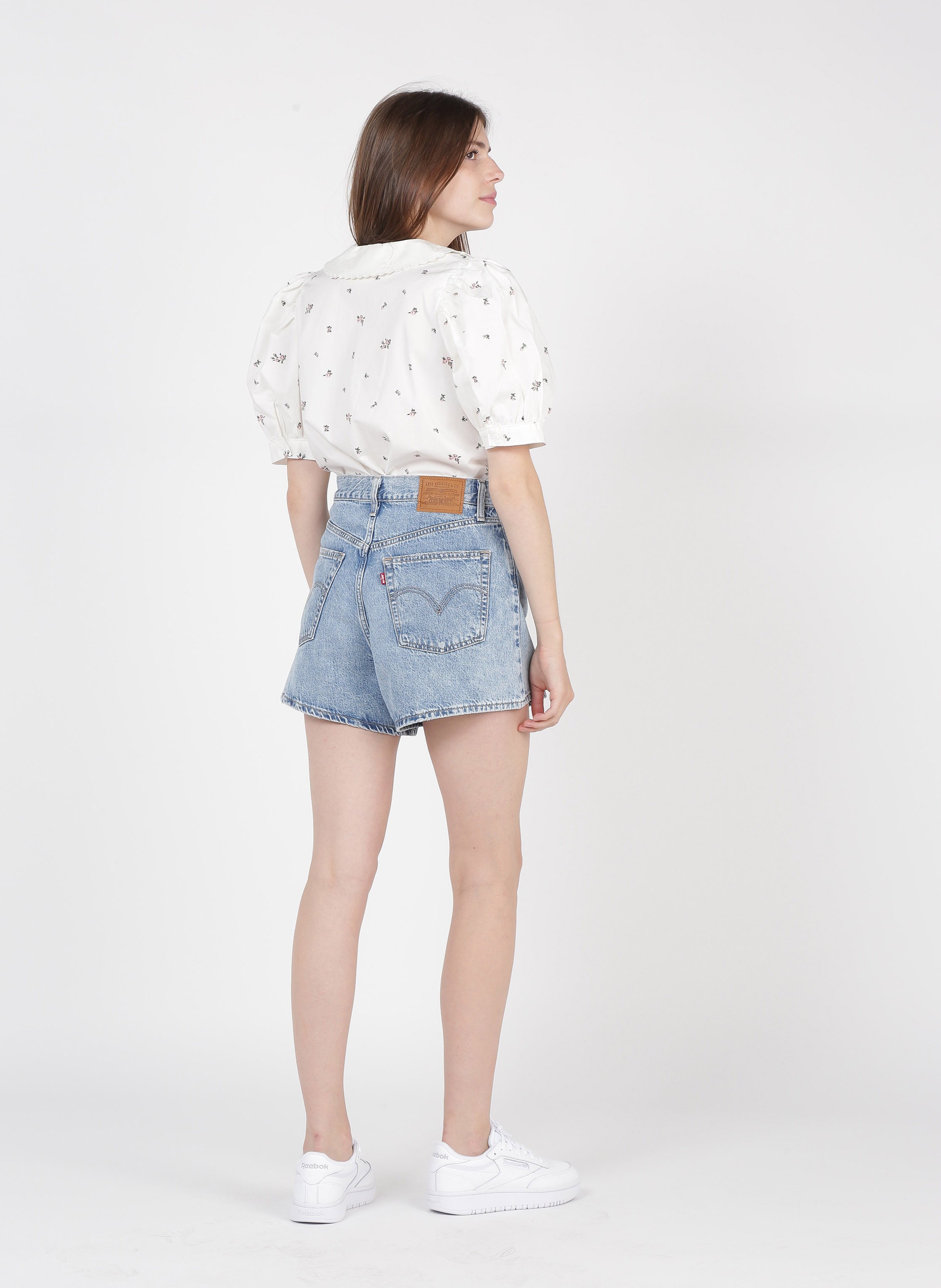 Sale Spijkershort Met Hoge Taille Indigo Clair Levi's - Dames | Place des  Tendances