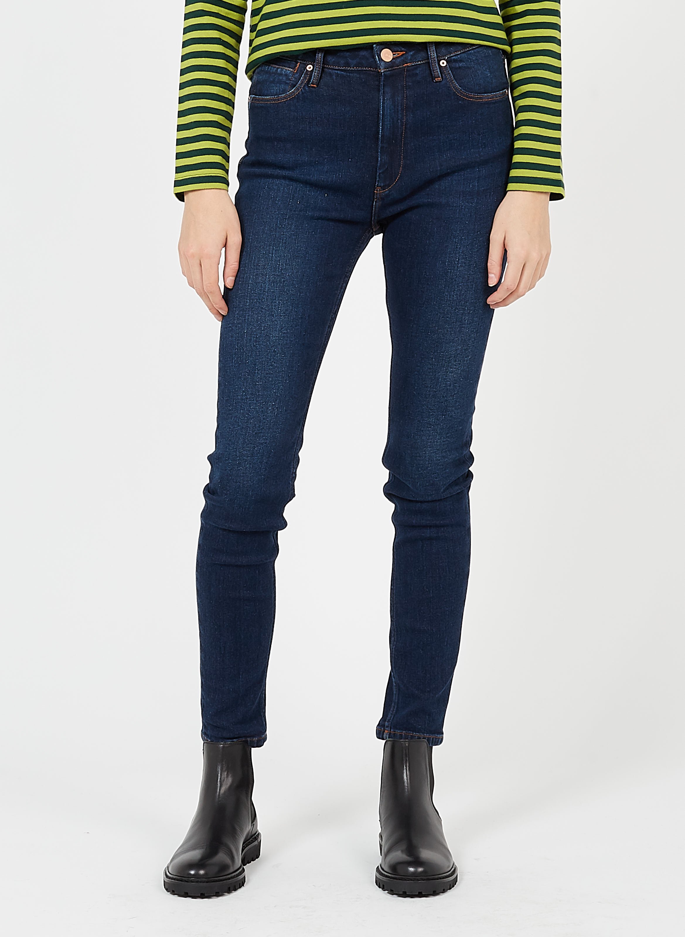 Skinny Jeans Met Hoge Taille Van Biologisch Katoen Dnm B-134 Reiko - Dames  | Place des Tendances