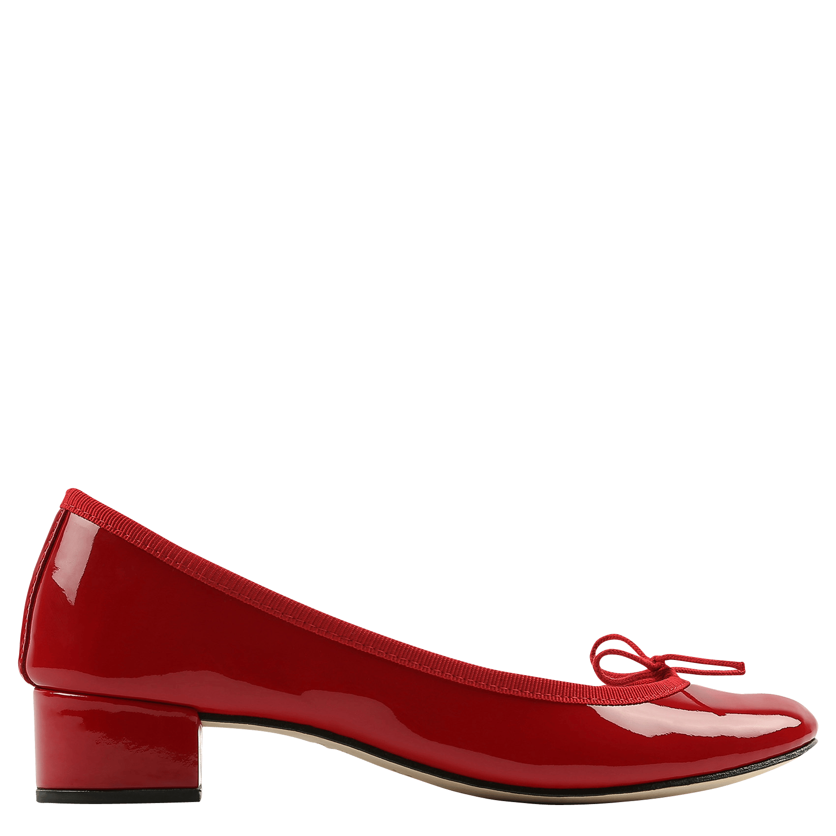 Ballerina's Van Kalfsleer Met Hak Flamme Repetto - Dames | Place des  Tendances