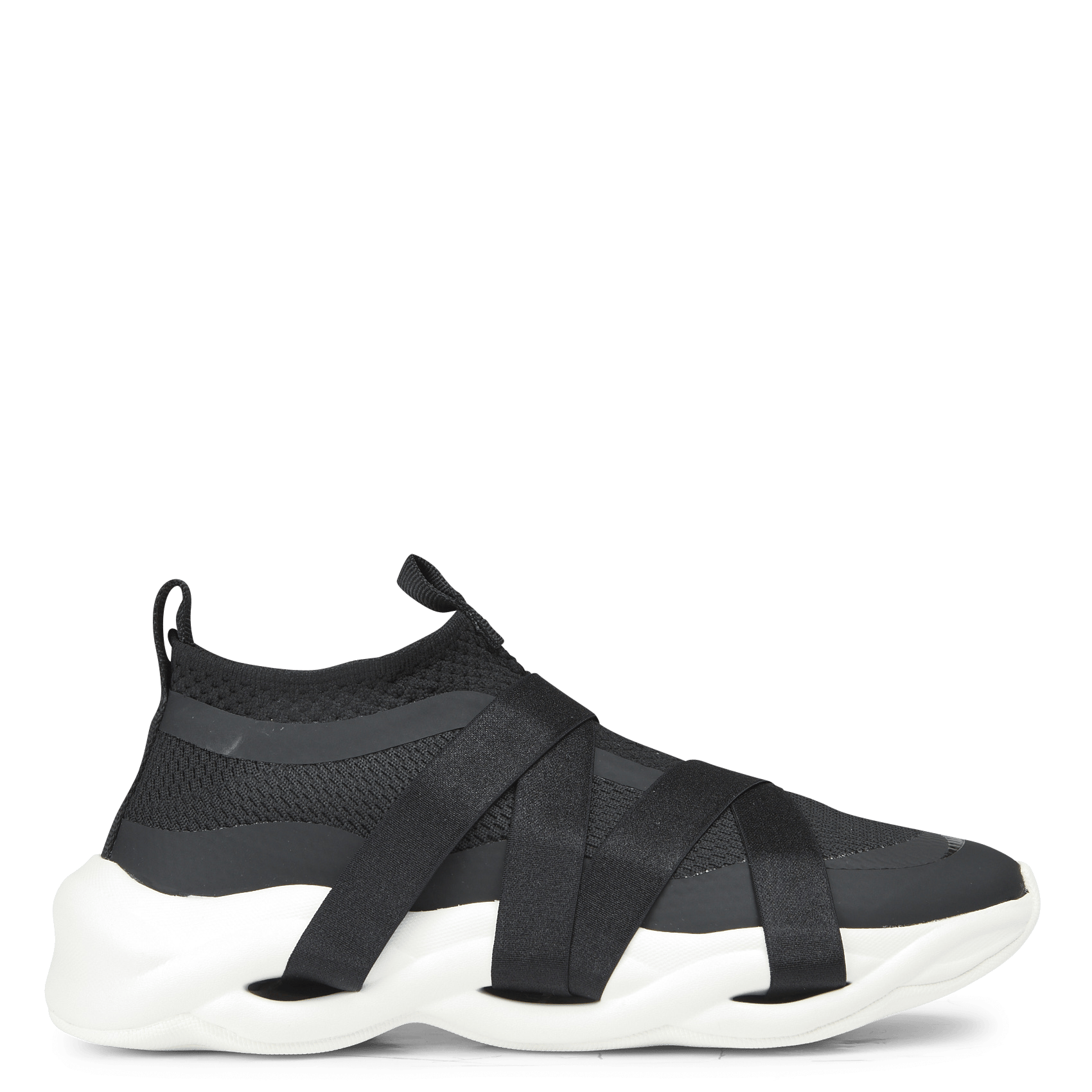 Stoffen sneakers in de kleur zwart voor dames | KLEDING.nl