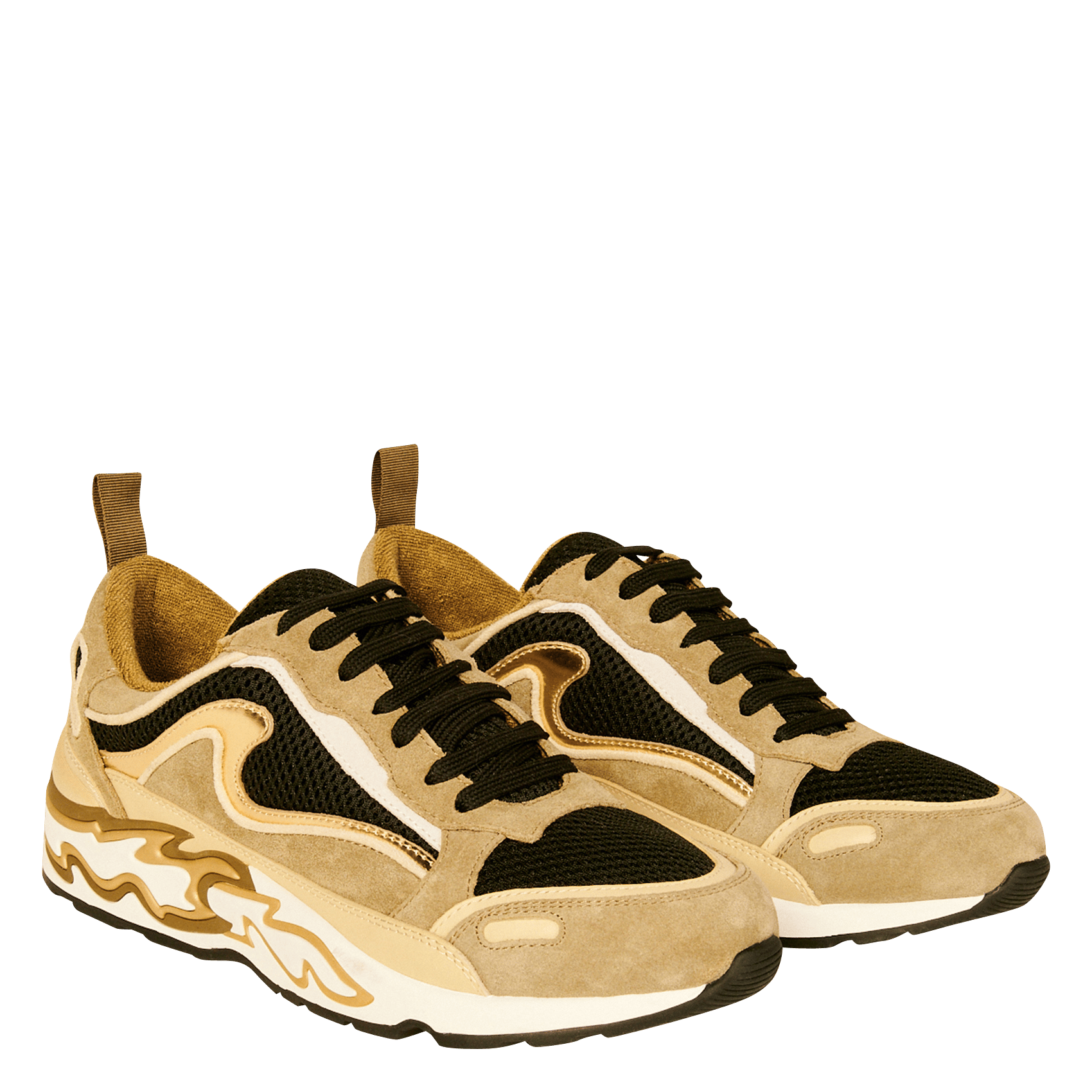 Lage Sneakers Kaki Sandro - Dames | Place des Tendances