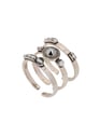 SATELLITE PARIS Bicolore Zilver