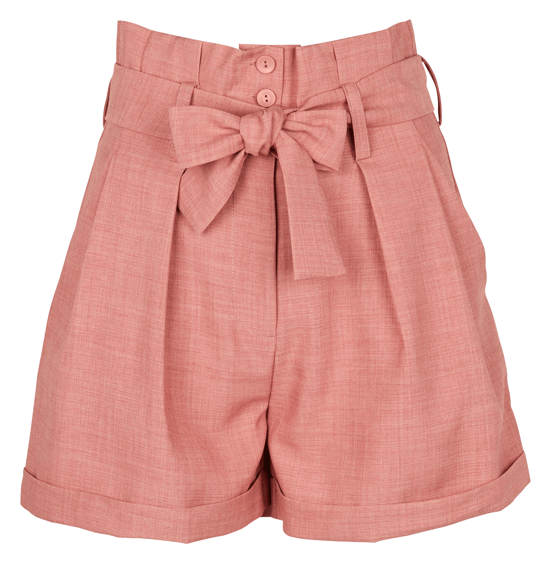 Short Met Hoge Taille En Strikceintuur Brick See U Soon - Dames | Place des  Tendances