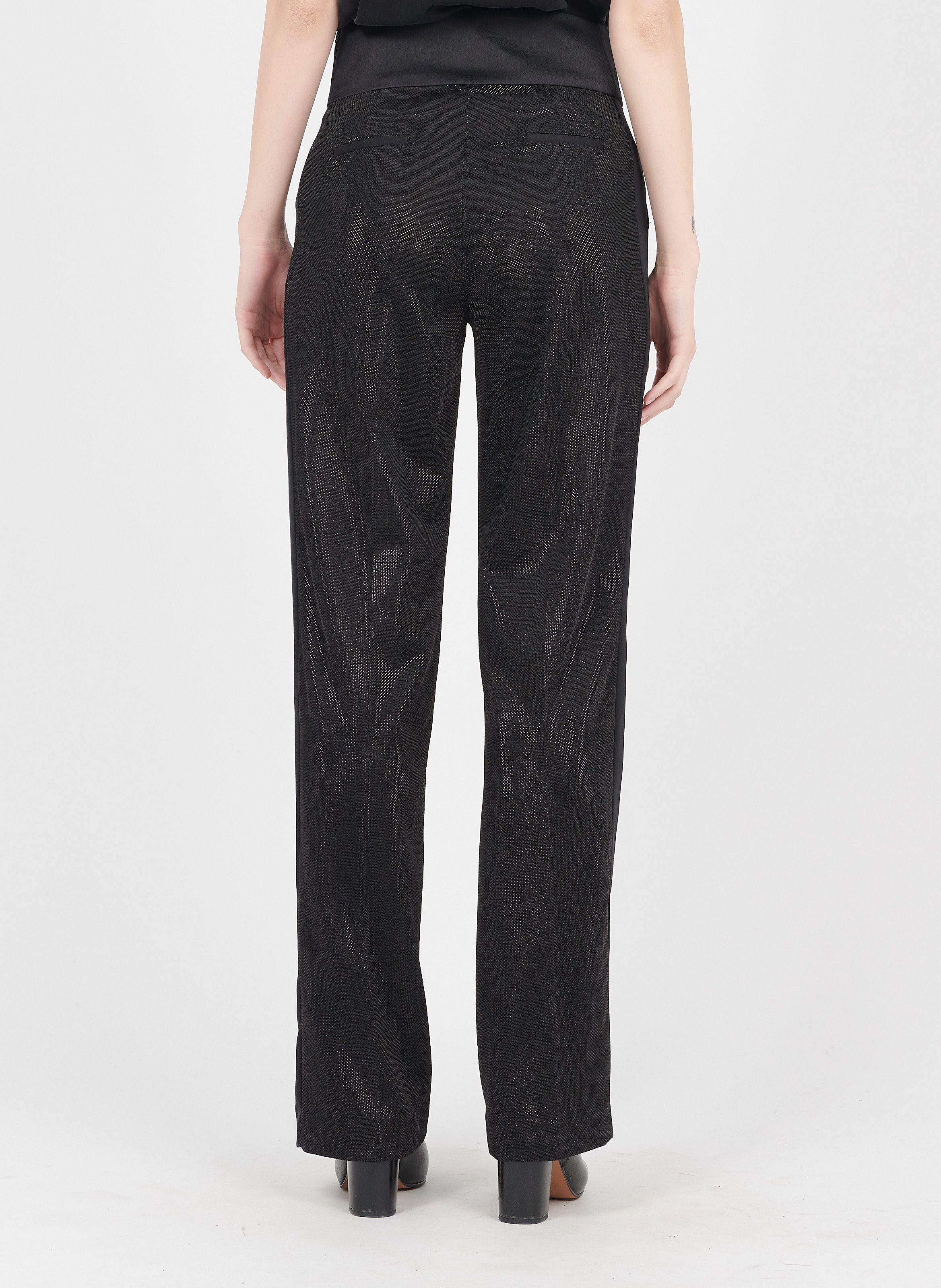 Glanzende Flared Broek Noir Sinequanone - Dames | Place des Tendances