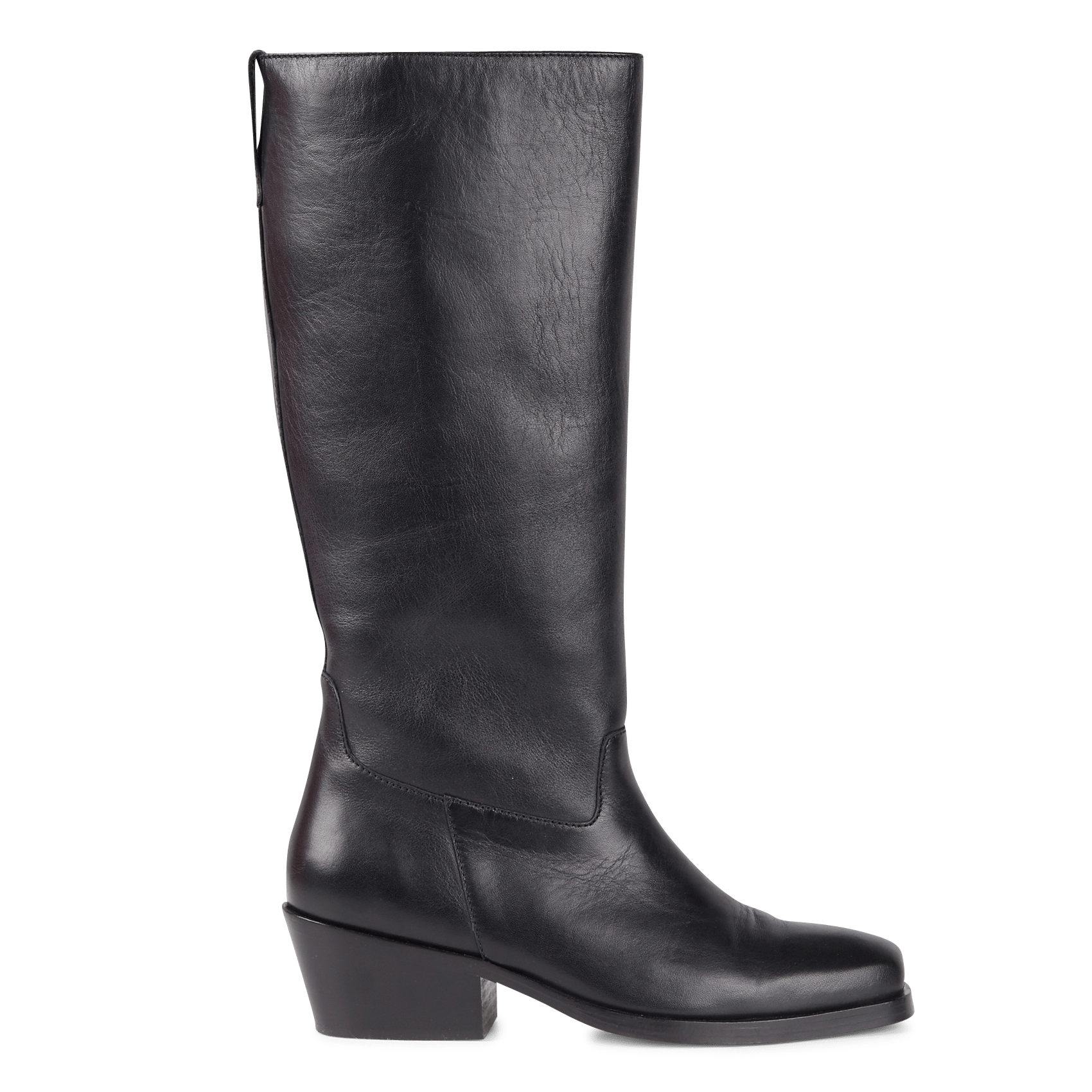 Leren Laarzen Met Hak Noir Soeur - Dames | Place des Tendances