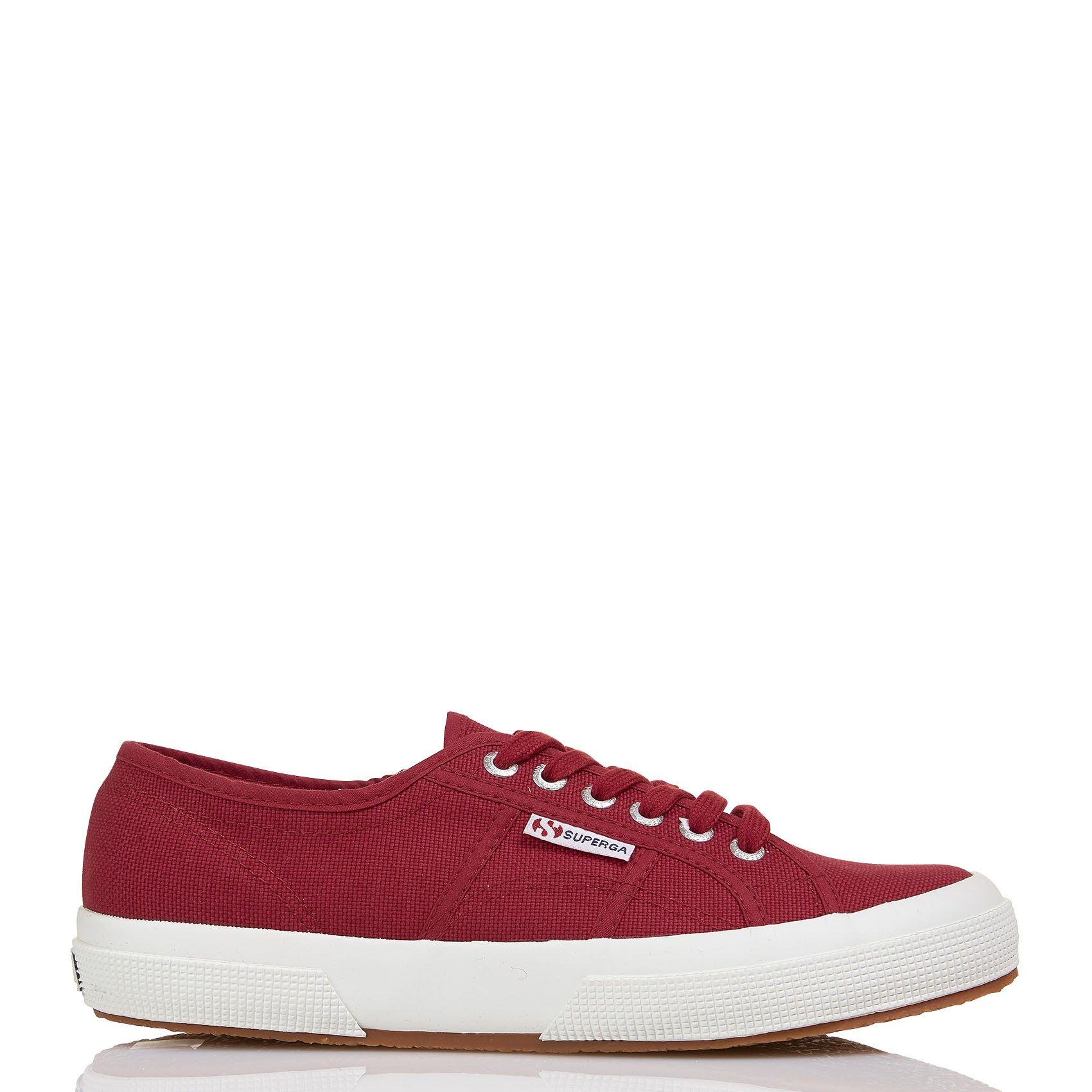 Classic Stoffen Gympen Red Dk Scarlet Superga - Heren | Place des Tendances