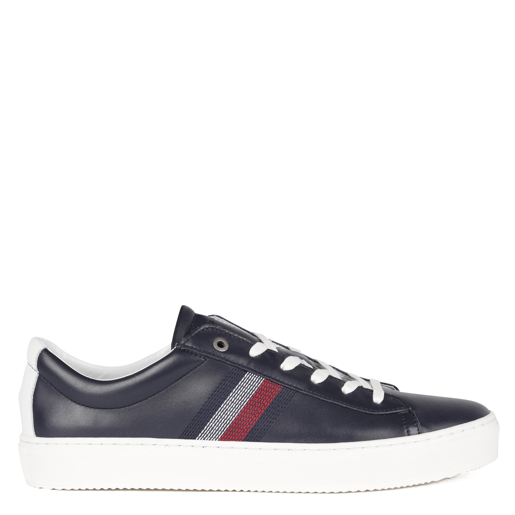 Lage, Leren Sneakers Blue Tommy Hilfiger - Heren | Place des Tendances