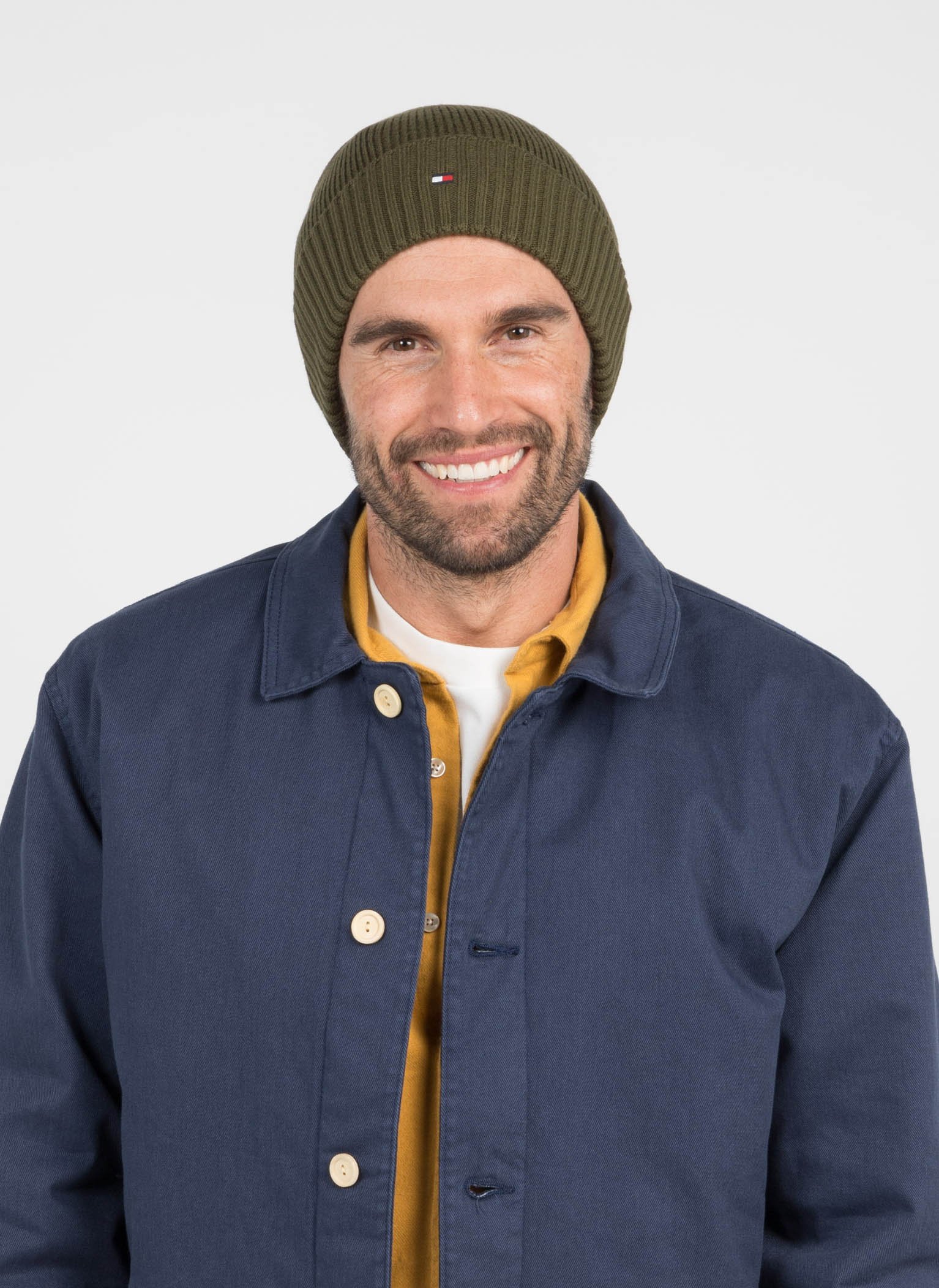 Muts - Kasjmier/katoenblend Brown Tommy Hilfiger - Heren | Place des  Tendances