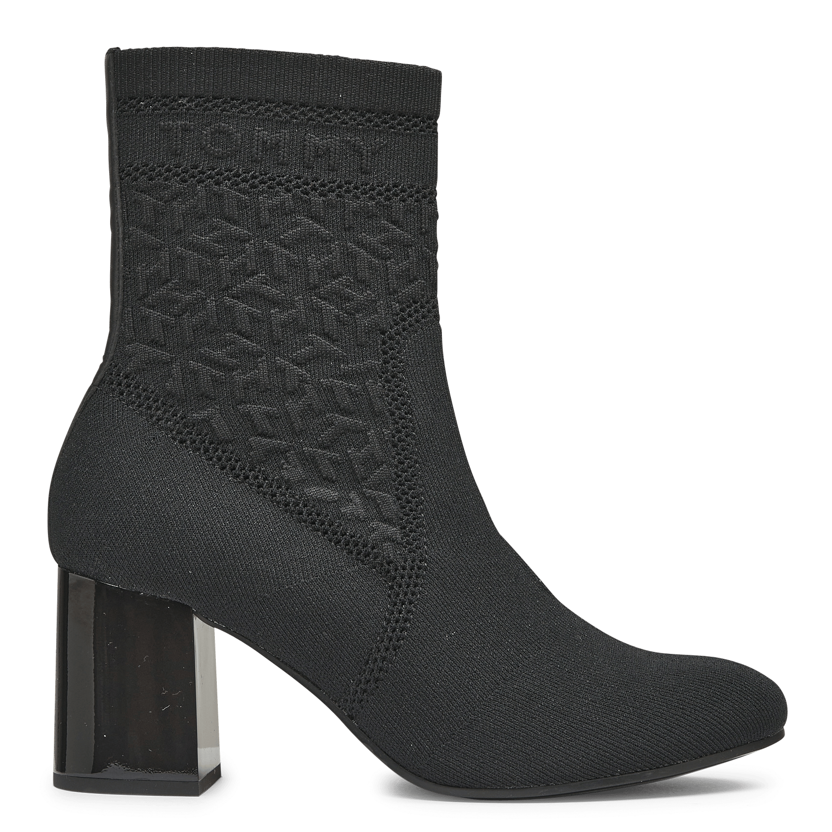 Sale Stoffen Enkellaarzen Met Hak Black Tommy Hilfiger - Dames | Place des  Tendances