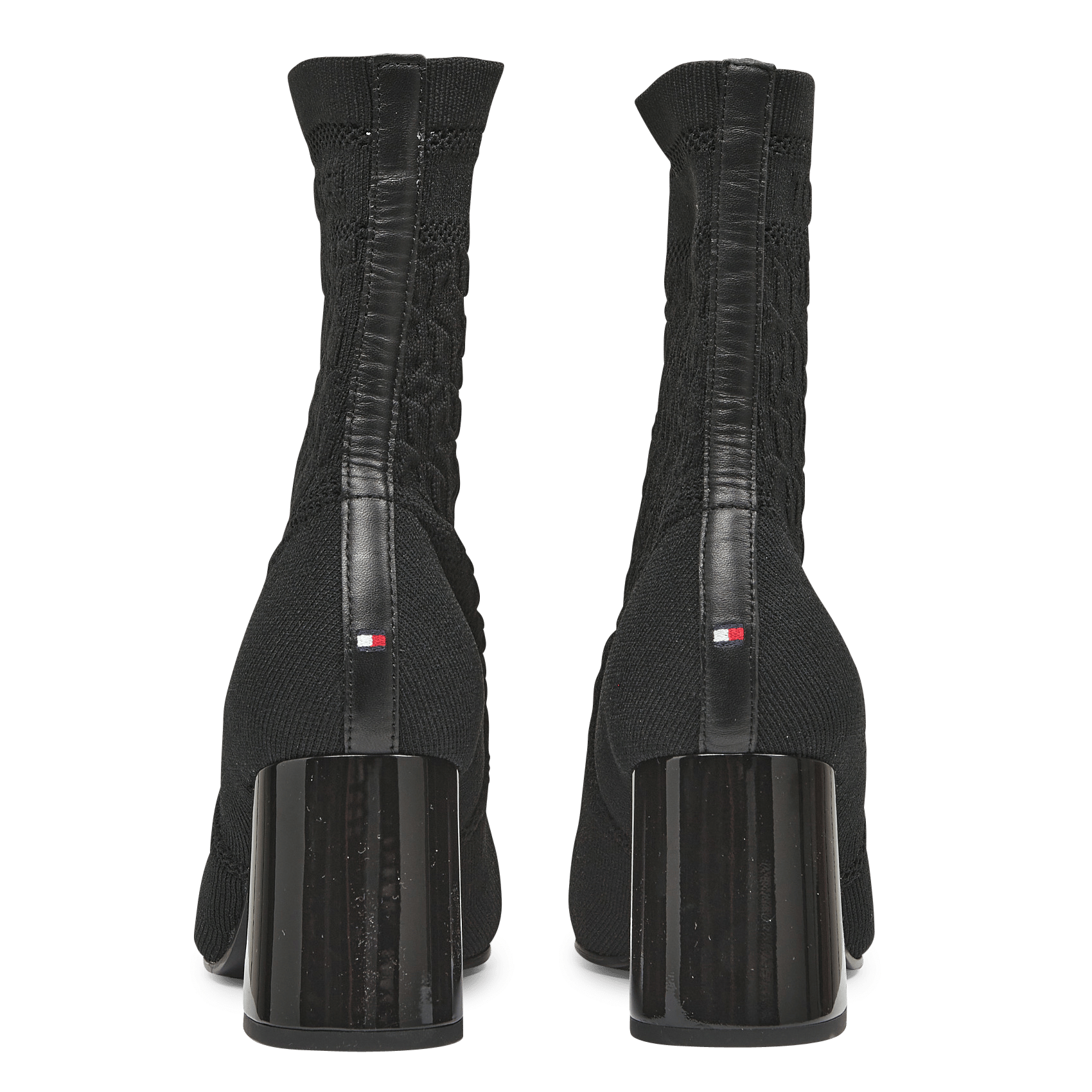 Sale Stoffen Enkellaarzen Met Hak Black Tommy Hilfiger - Dames | Place des  Tendances