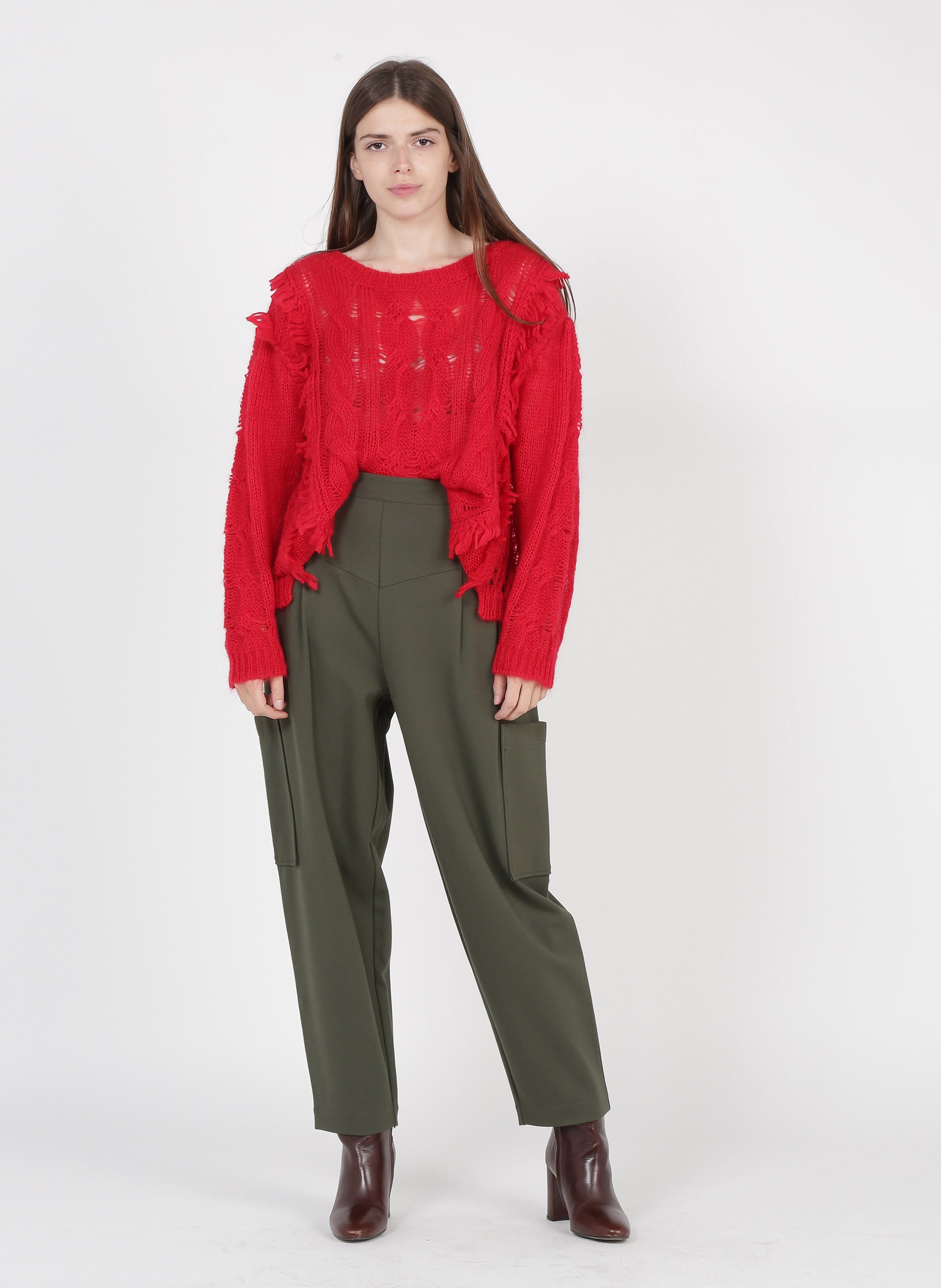 Wijde Broek Met Hoge Taille Amazzonia Twinset - Dames | Place des Tendances