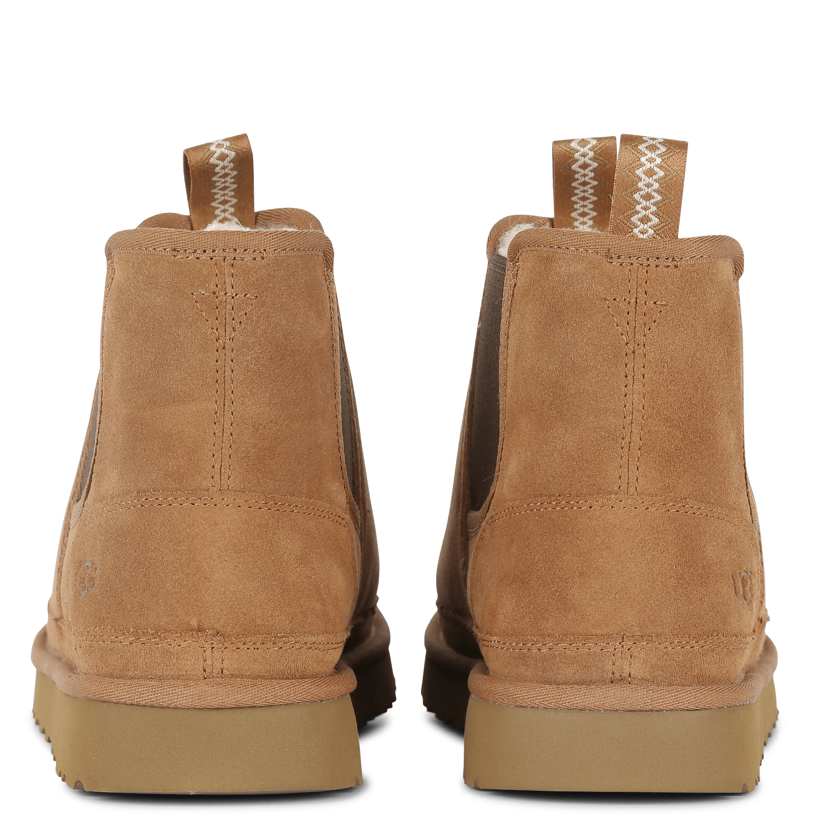Gevoerde, Leren Boots Chestnut Ugg - Heren | Place des Tendances