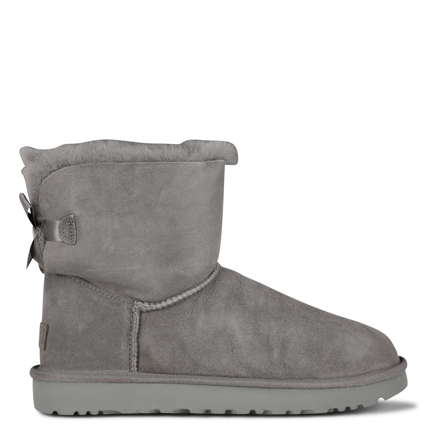 Sale Gevoerde, Leren Boots Grey Ugg - Dames | Place des Tendances