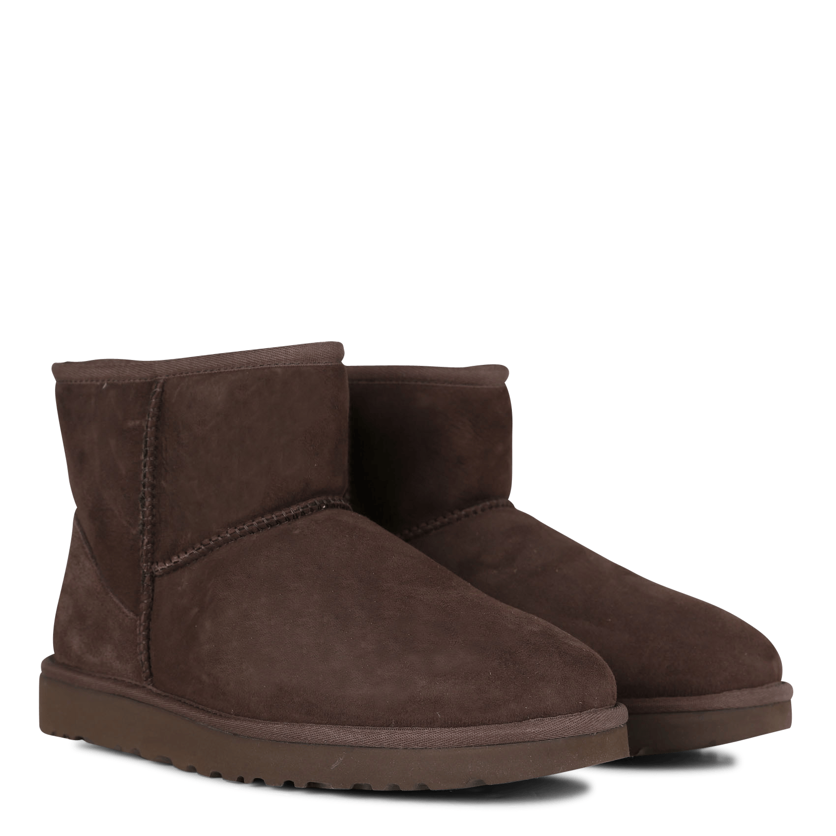 Leren Boots - Classic Ii Mini Chocolate Ugg - Dames | Place des Tendances