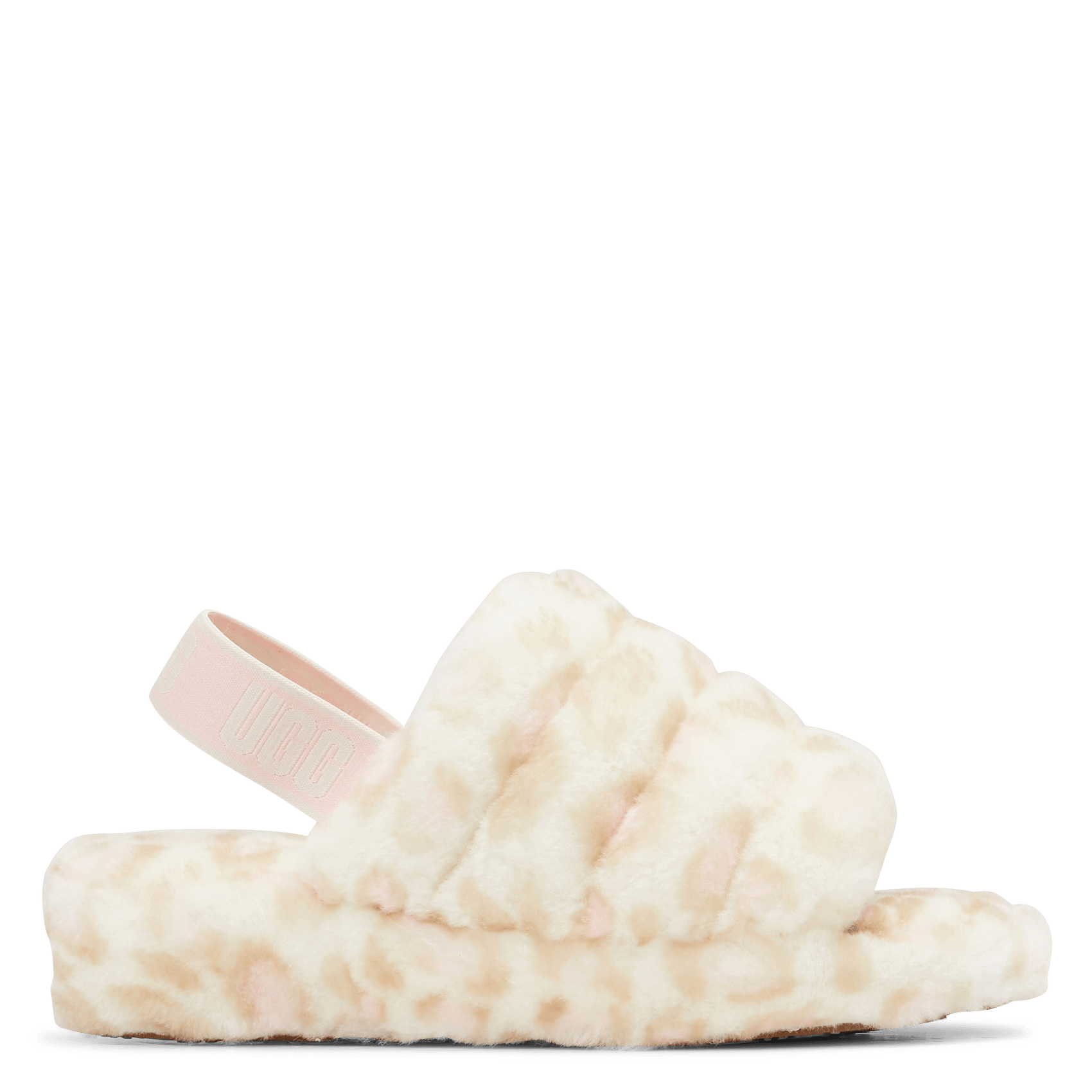 Platte Sandalen Met Schapenvachtvoering White Ugg - Dames | Place des  Tendances