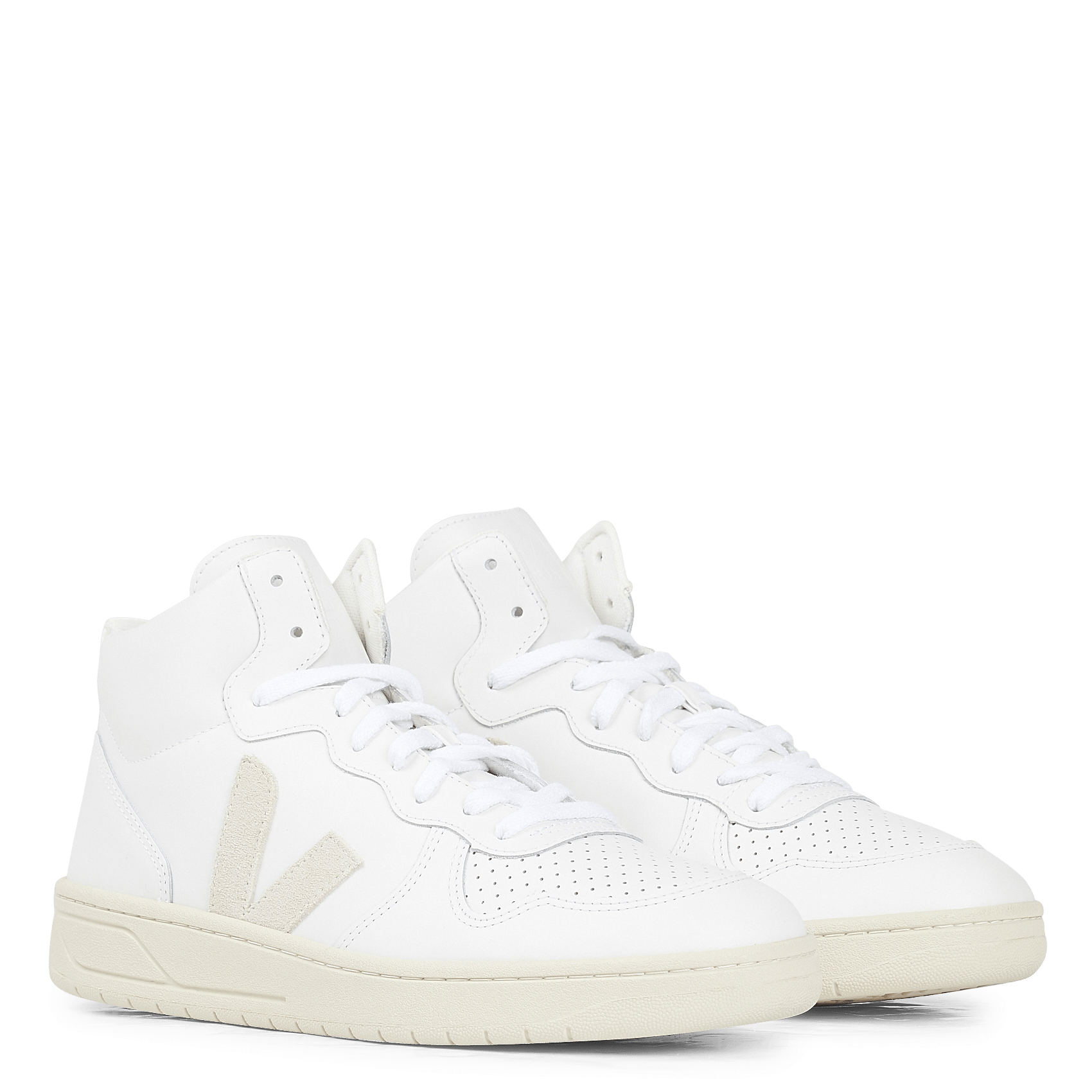 Sale Hoge, Leren Sneakers Extra-white Veja - Heren | Place des Tendances