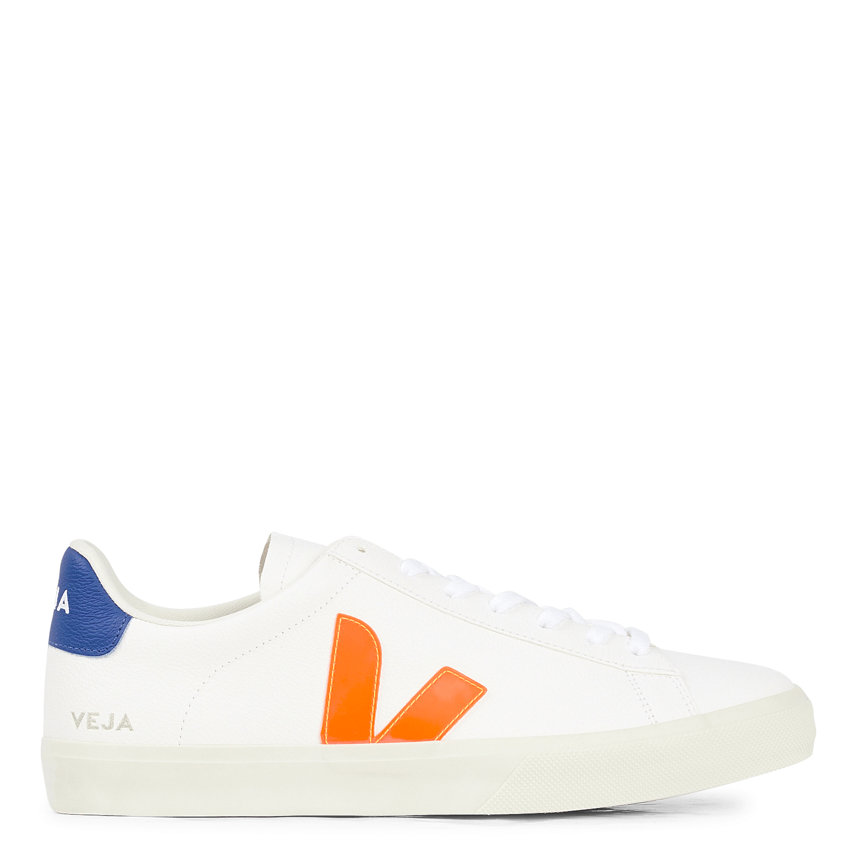Sale Lage, Leren Sneakers Extra-white_orange-fluo Veja - Heren | Place des  Tendances