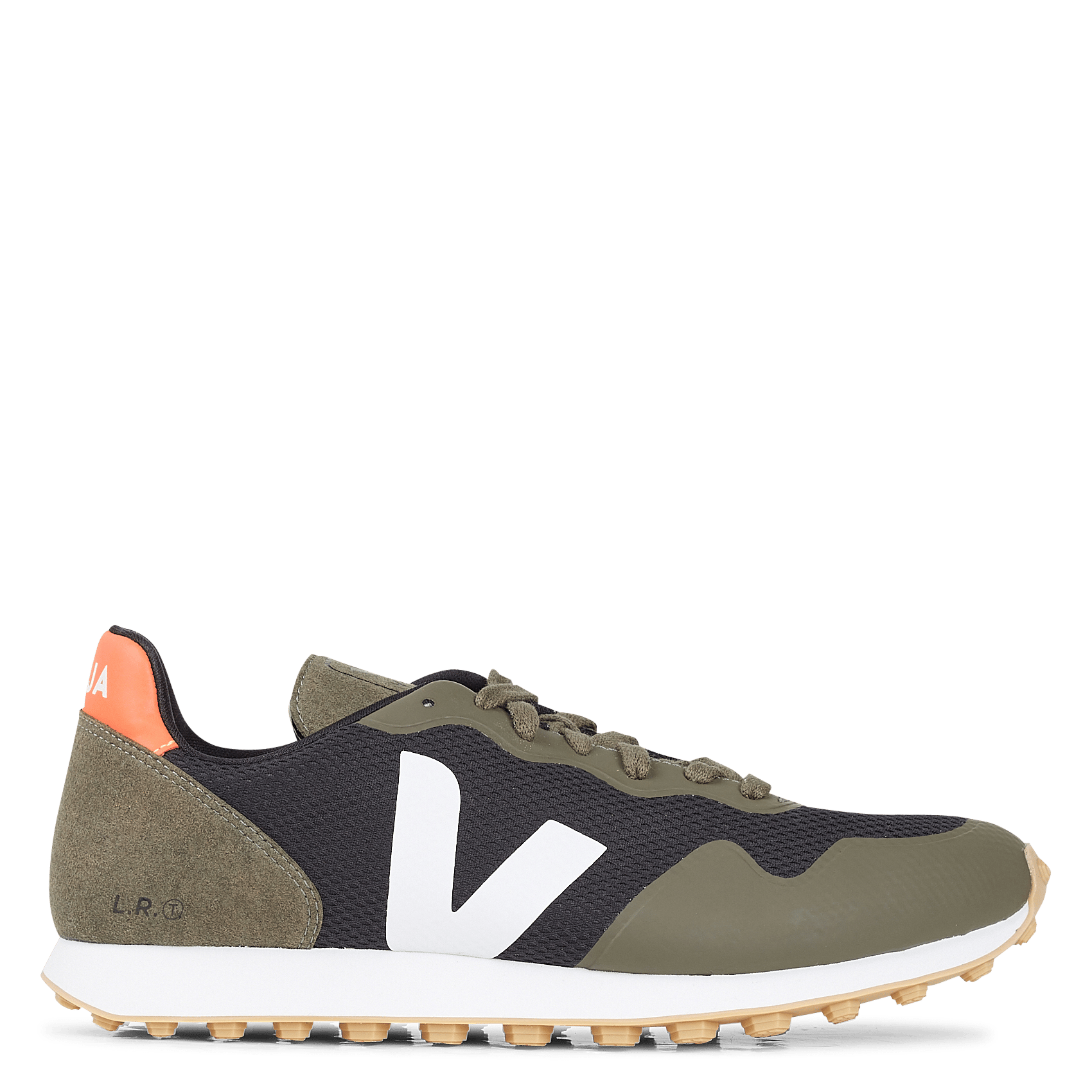 Veja Heren Sneakers Wit combi mesh logo sneaker | Van den Assem