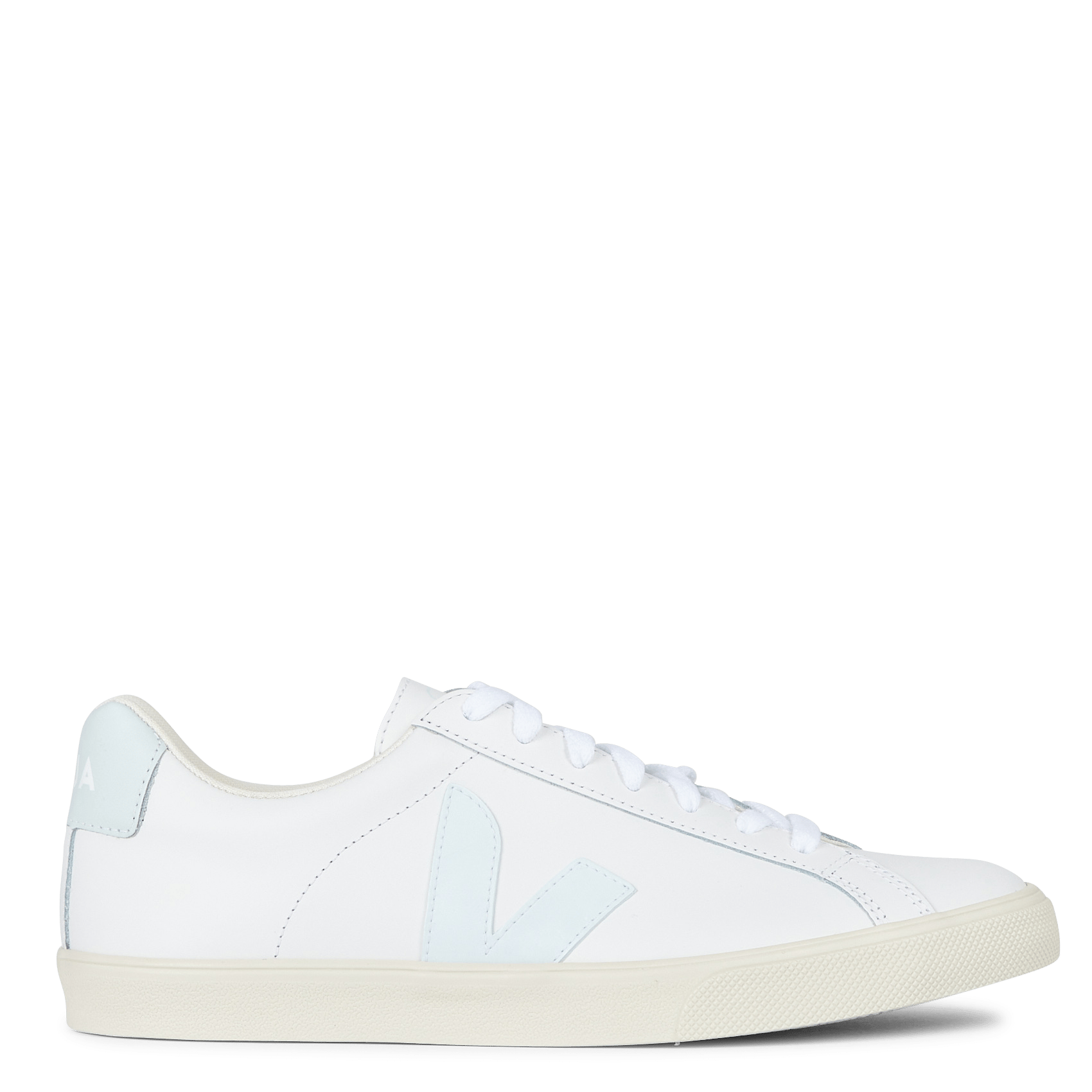 Veja Esplar Velcro J Wit/Roze (Extra White/Petale) Chrome-free Leer -  Sneakers Schoenen - Awesome Shoes