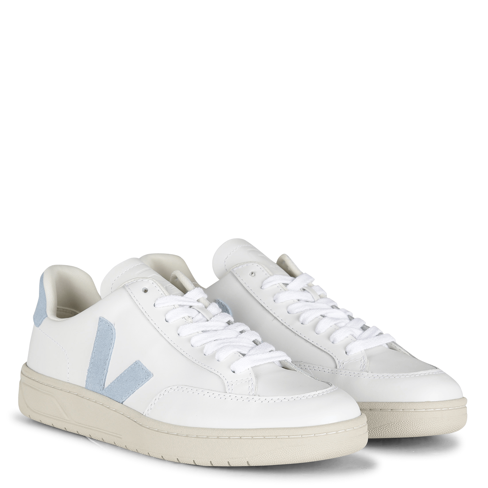 Leren Sneakers - Veja V-12 Extra White Steel Veja - Dames | Place des  Tendances