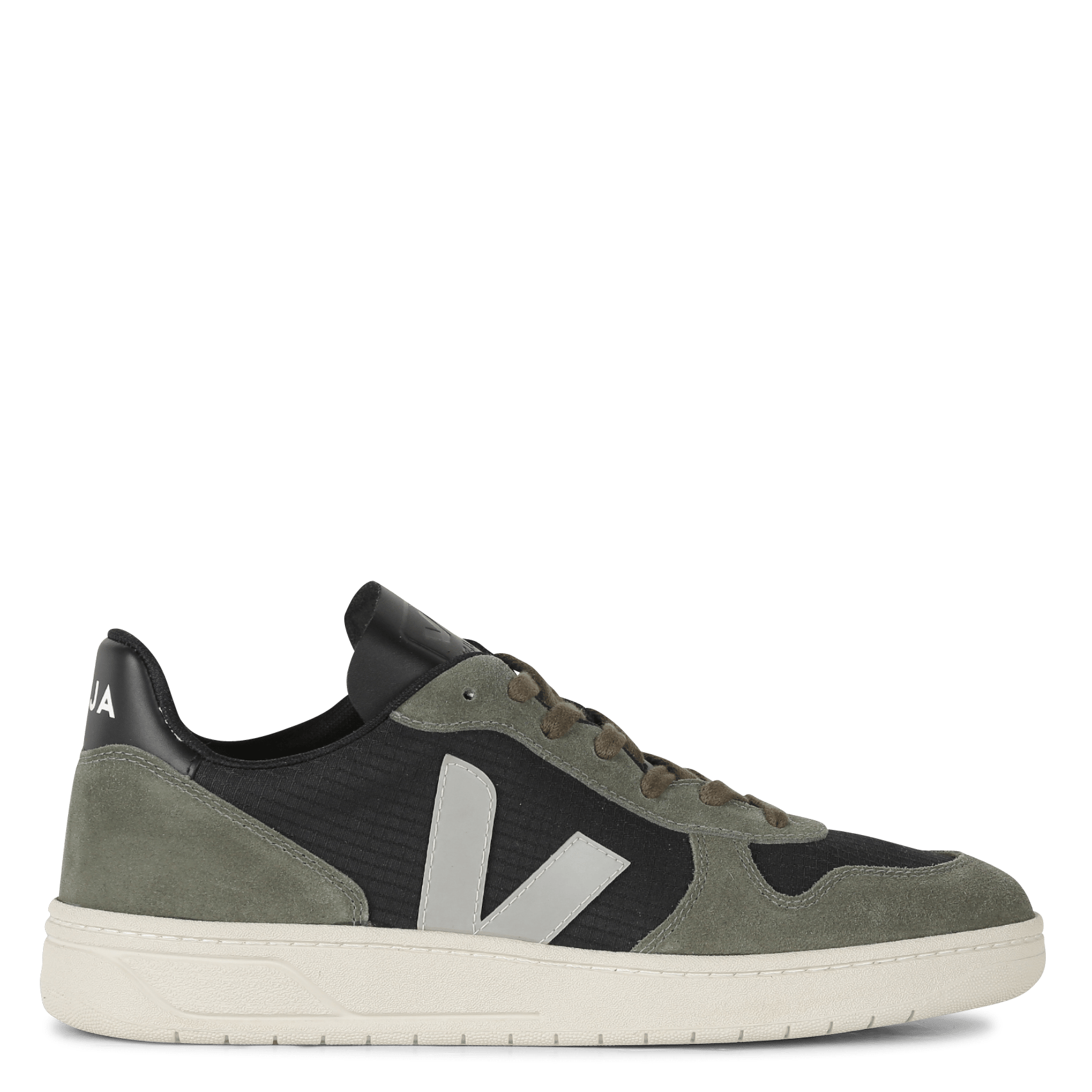 Sneakers Van Stof En Leer - Veja V-10 B Black Oxford Grey Mud Veja - Heren  | Place des Tendances