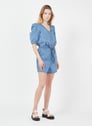 VILA Medium Blue Denim Jeans verschoten